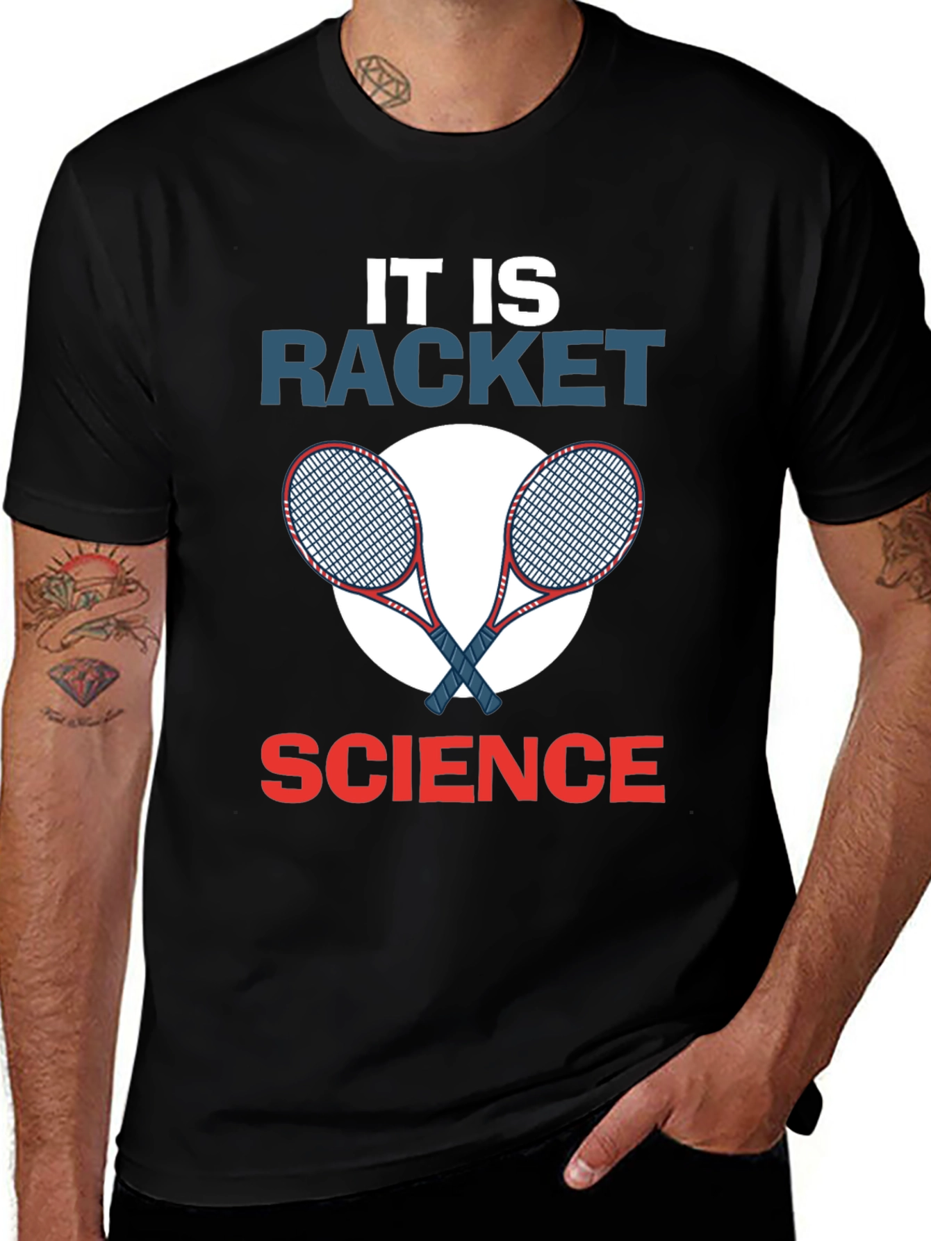 Racket Science Graphic Tee - Tennis Lover Shirt