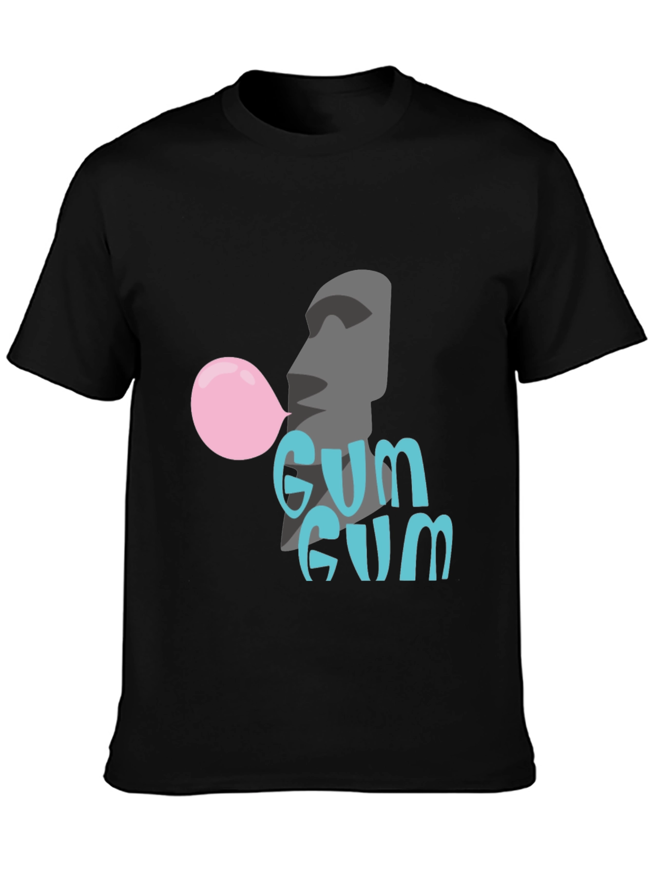Moai Gum T-Shirt - Bubblegum Fun!