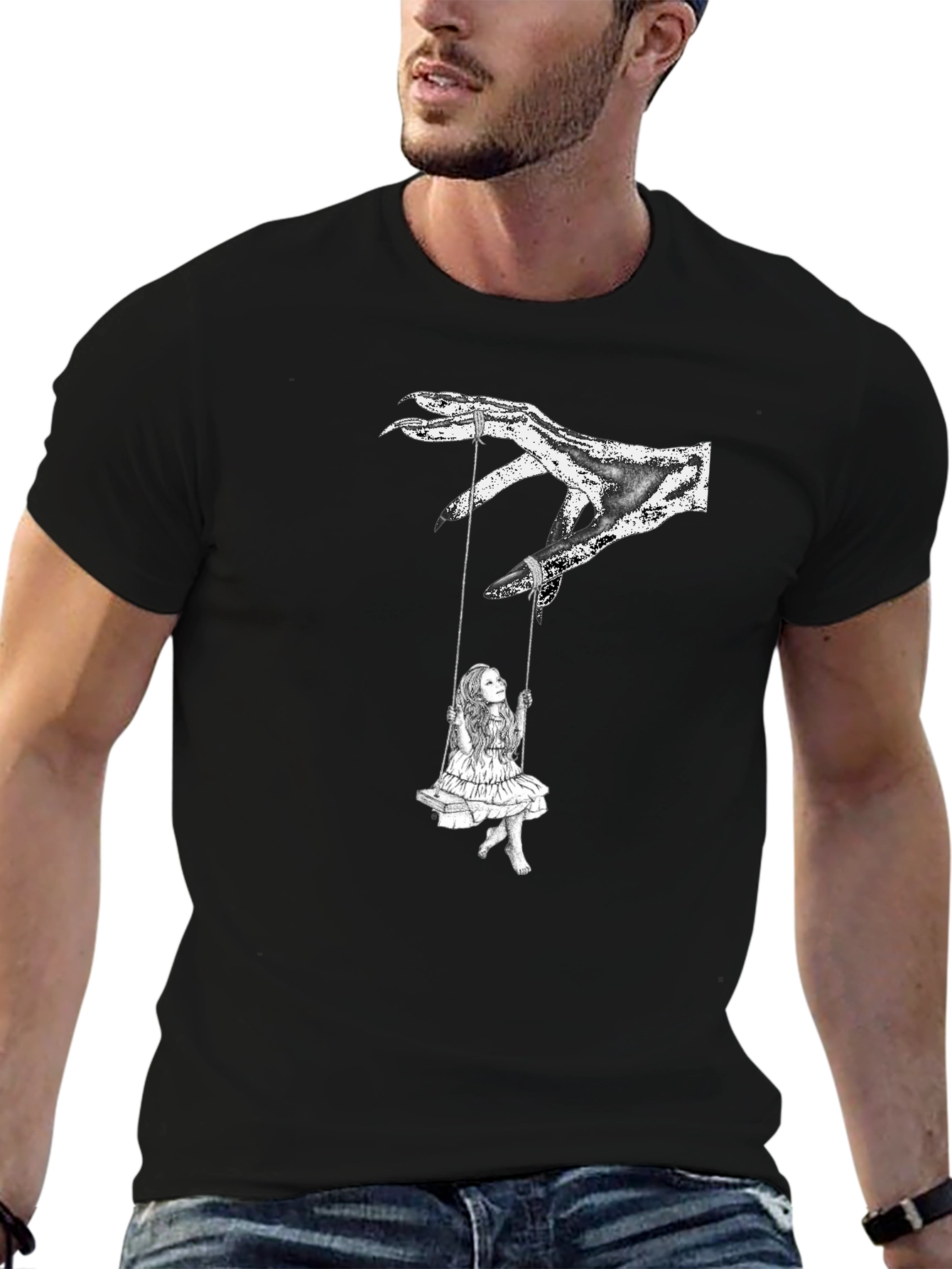 Creepy Hand Puppet T-Shirt - Dark Graphic Tee