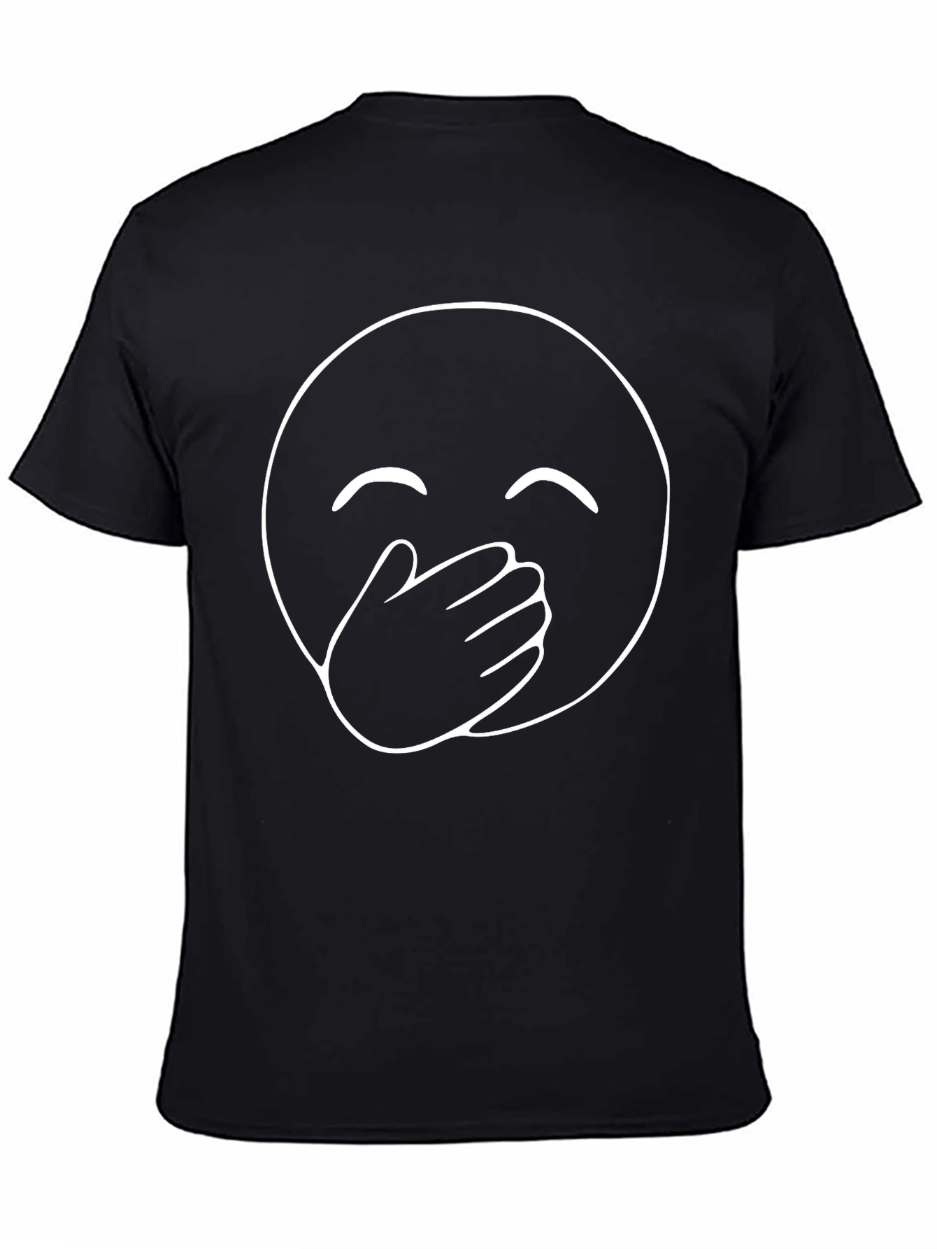Laughing Emoji Black T-Shirt