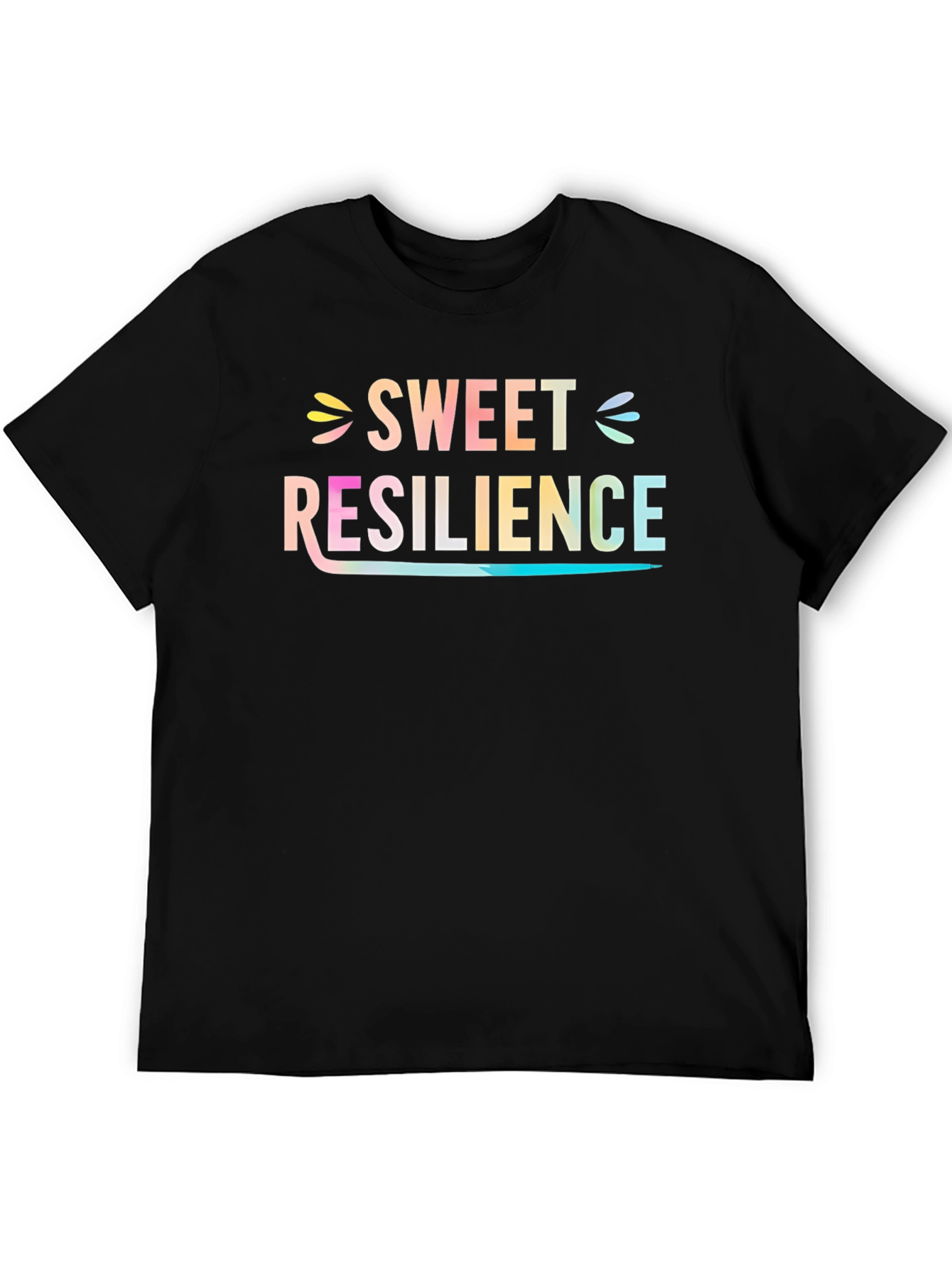 Sweet Resilience Graphic T-Shirt - Black