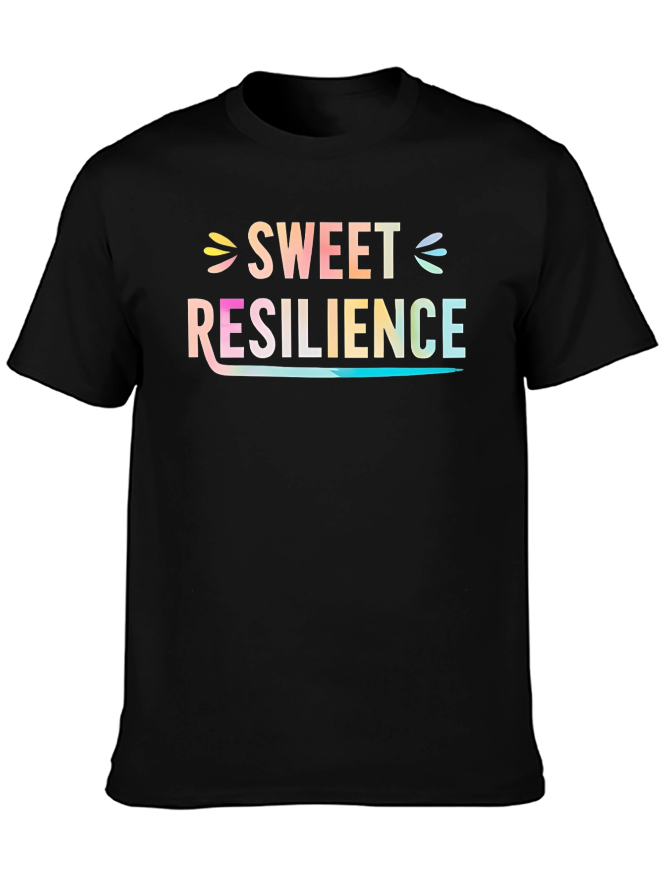 Sweet Resilience Graphic T-Shirt - Black