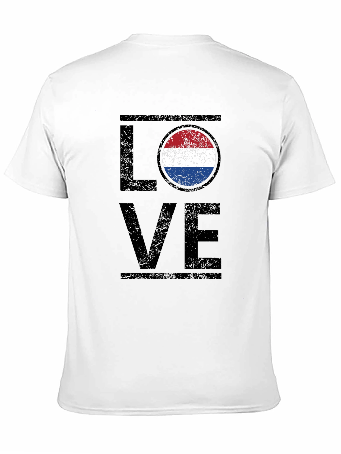 Netherlands Flag LOVE Graphic T-Shirt