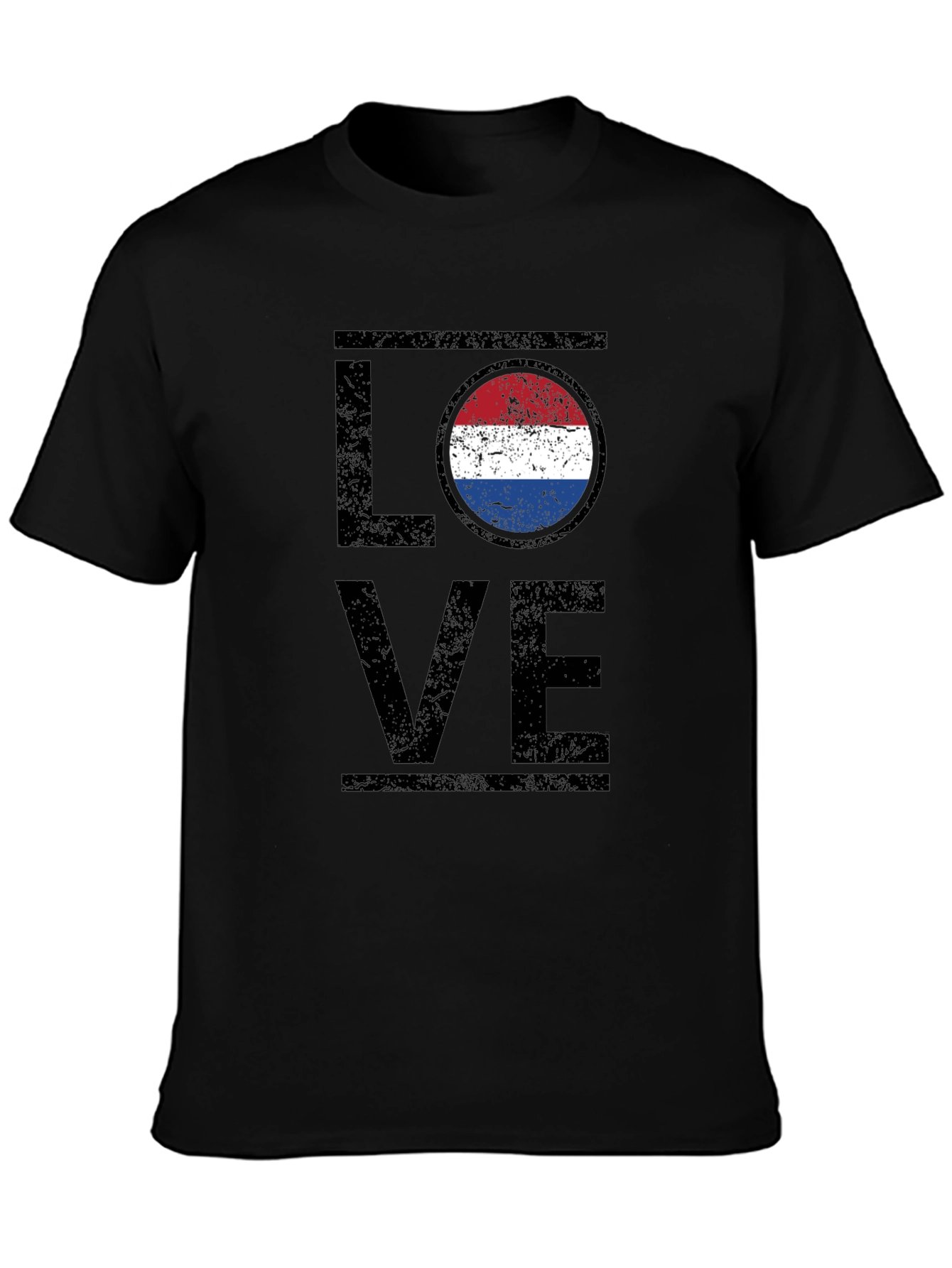 Netherlands Flag LOVE Graphic T-Shirt