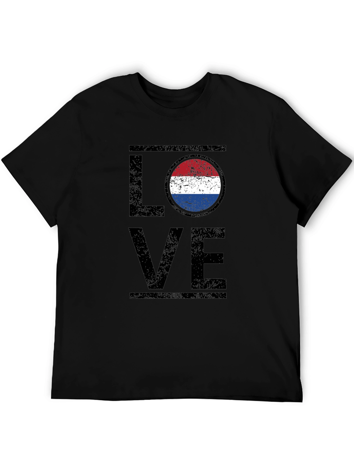 Netherlands Flag LOVE Graphic T-Shirt