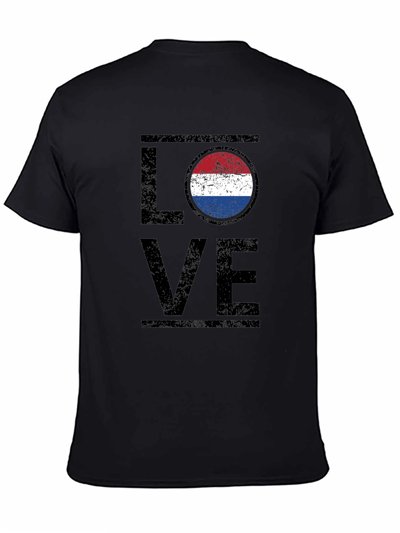 Netherlands Flag LOVE Graphic T-Shirt