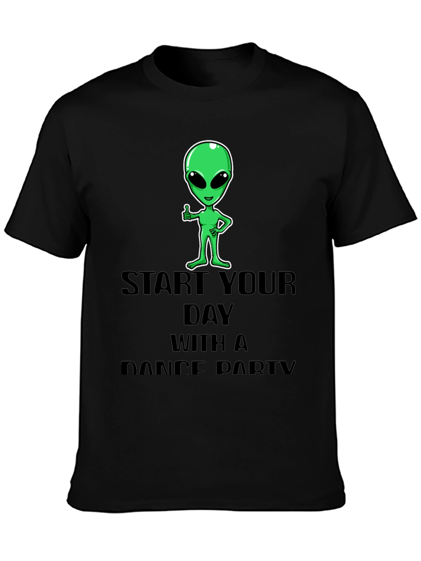 Alien Dance Party T-Shirt - Start Your Day Right!
