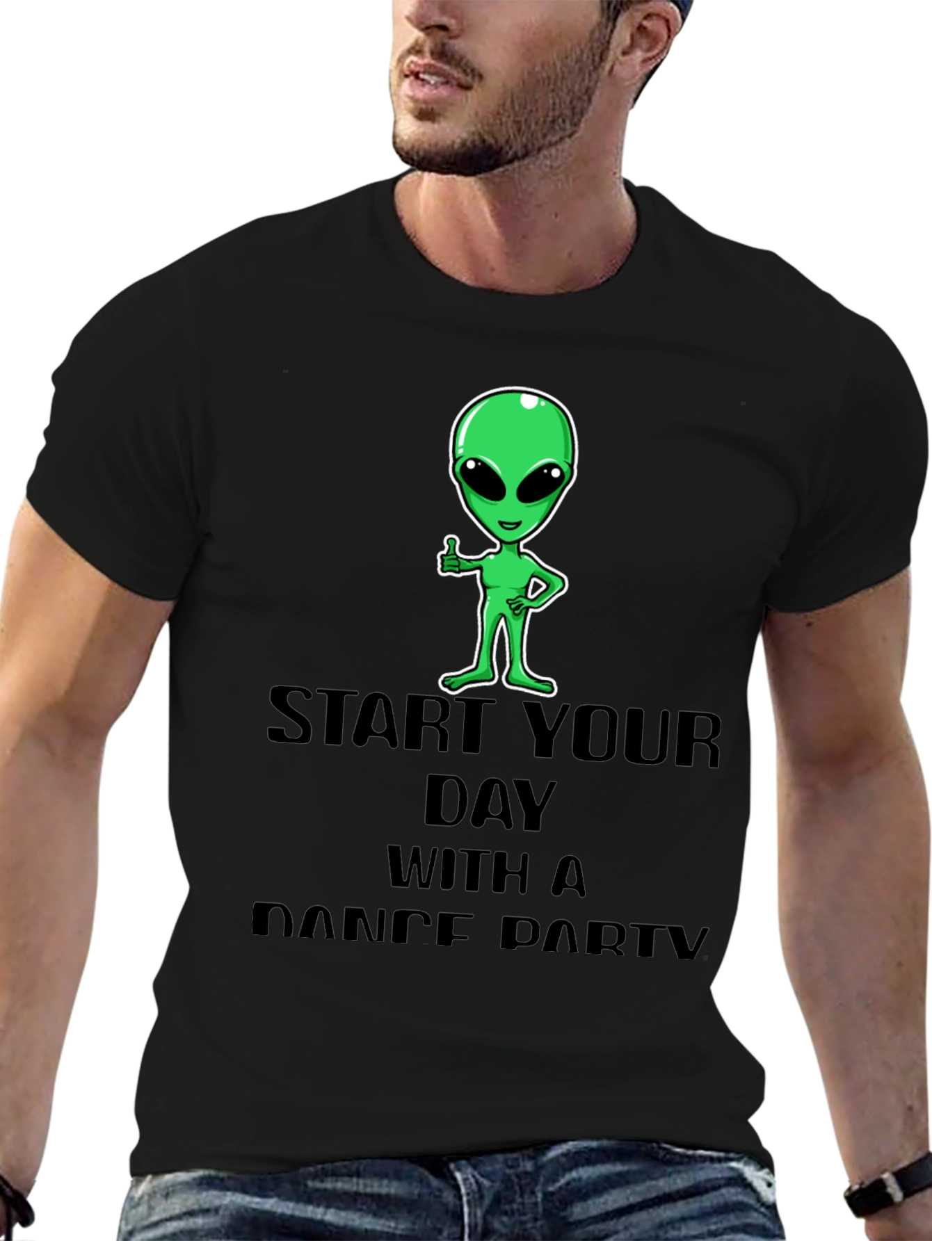 Alien Dance Party T-Shirt - Start Your Day Right!