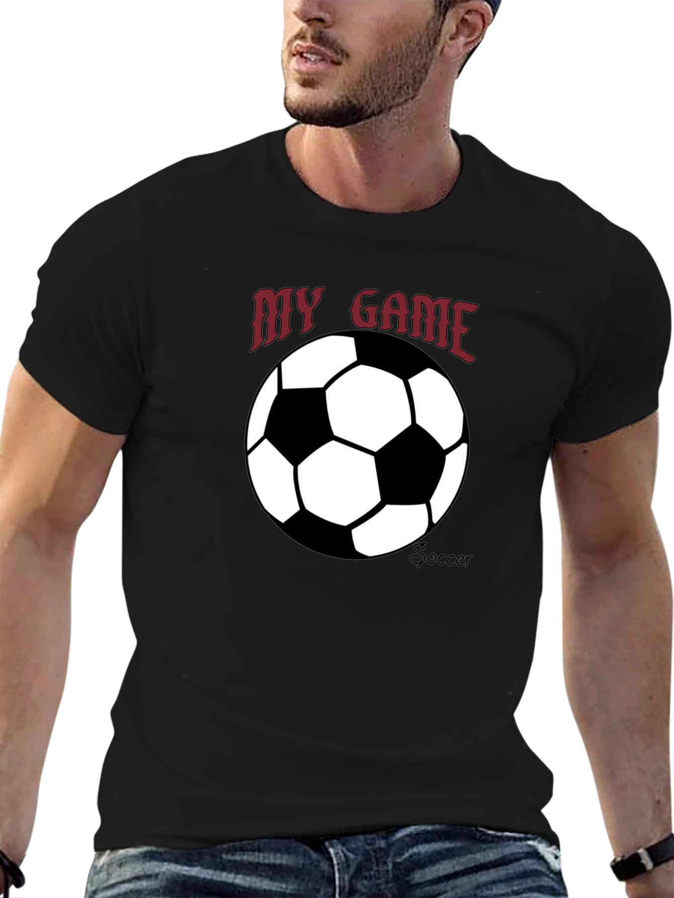 My Game Soccer Ball Graphic T-Shirt