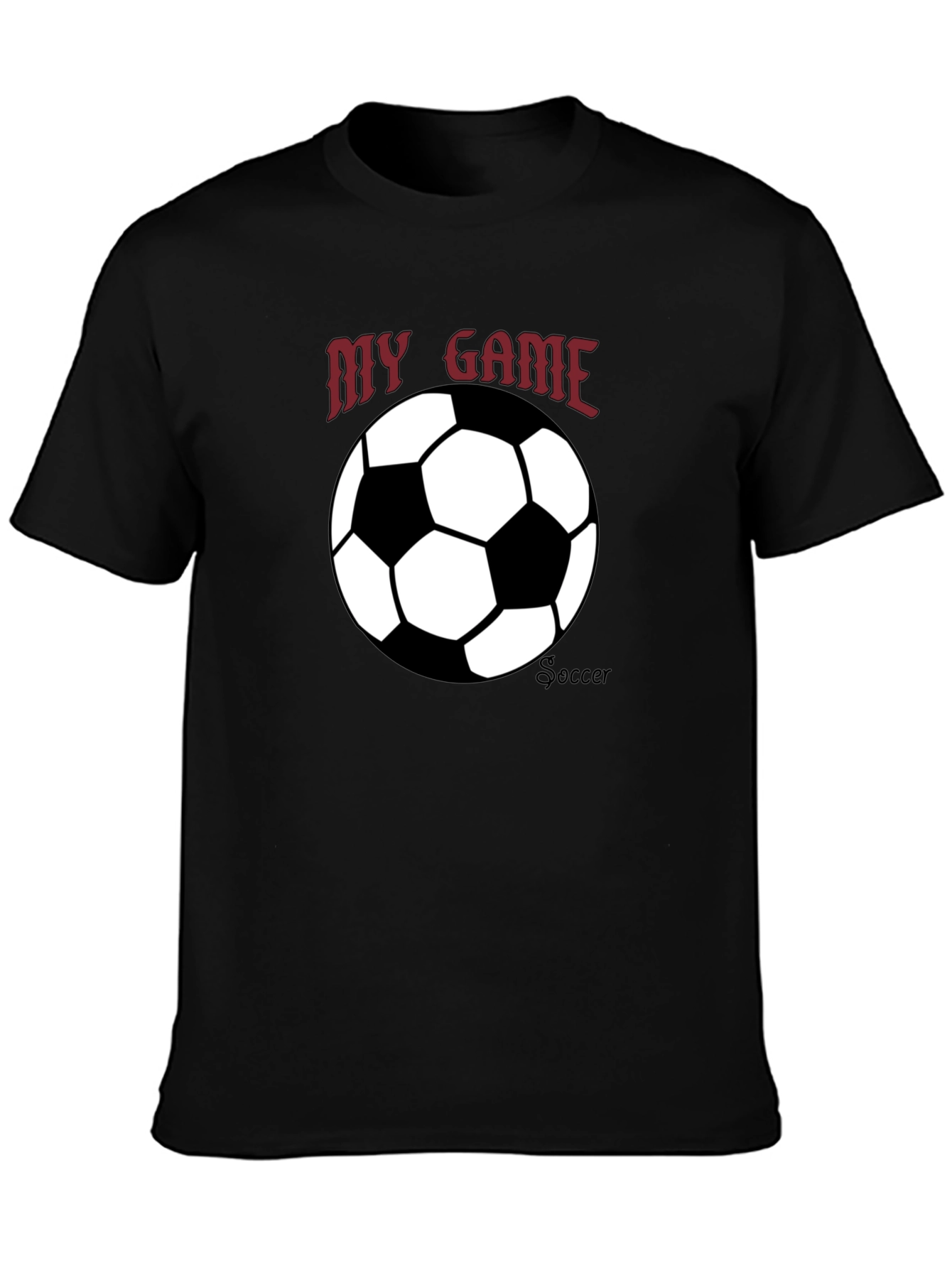 My Game Soccer Ball Graphic T-Shirt