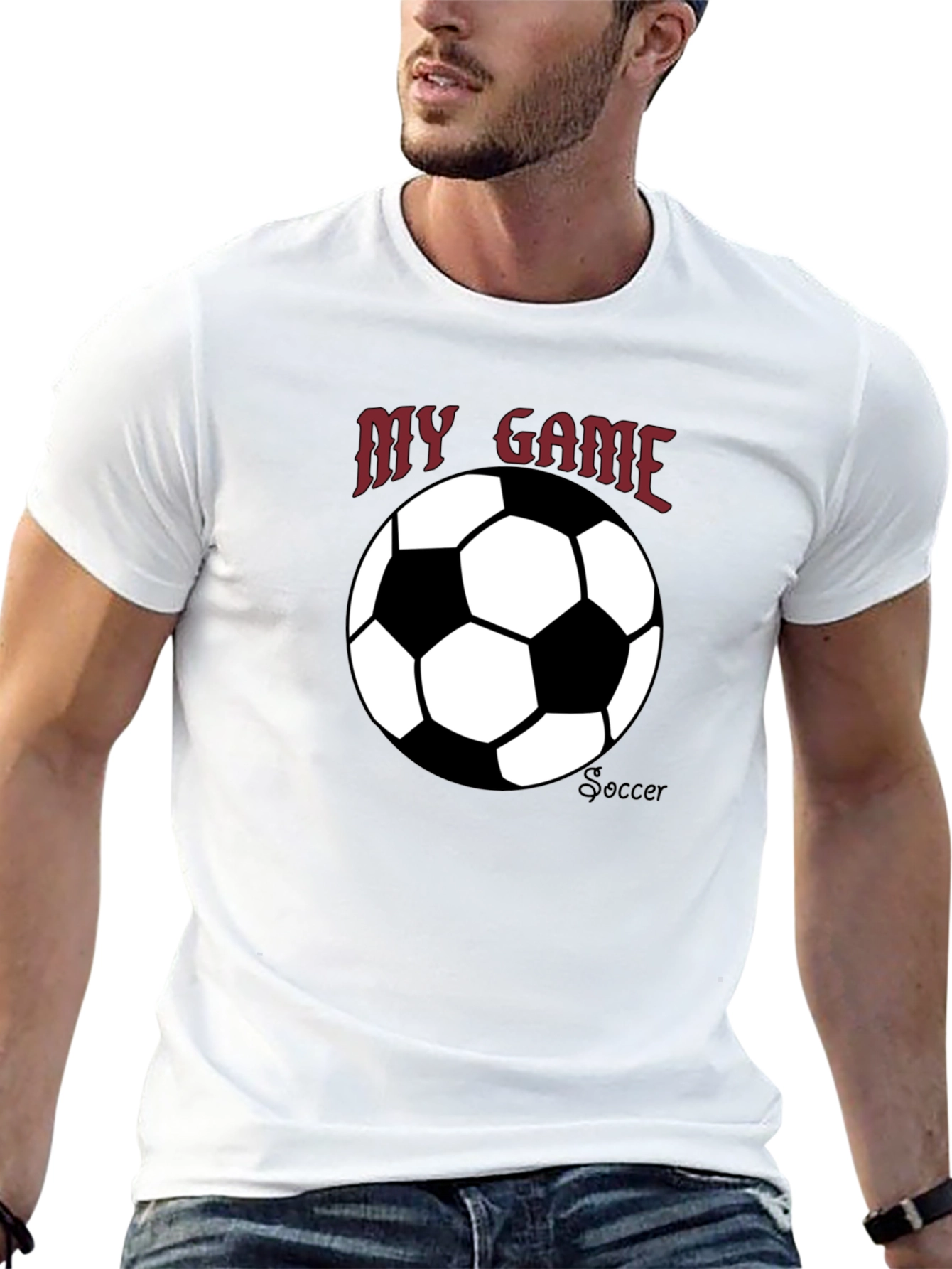 My Game Soccer Ball Graphic T-Shirt