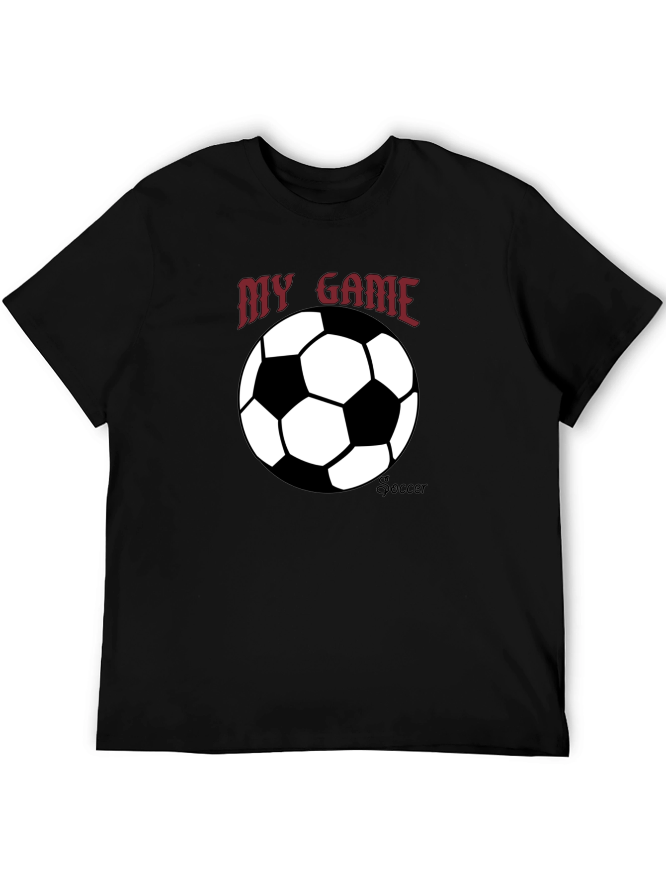 My Game Soccer Ball Graphic T-Shirt