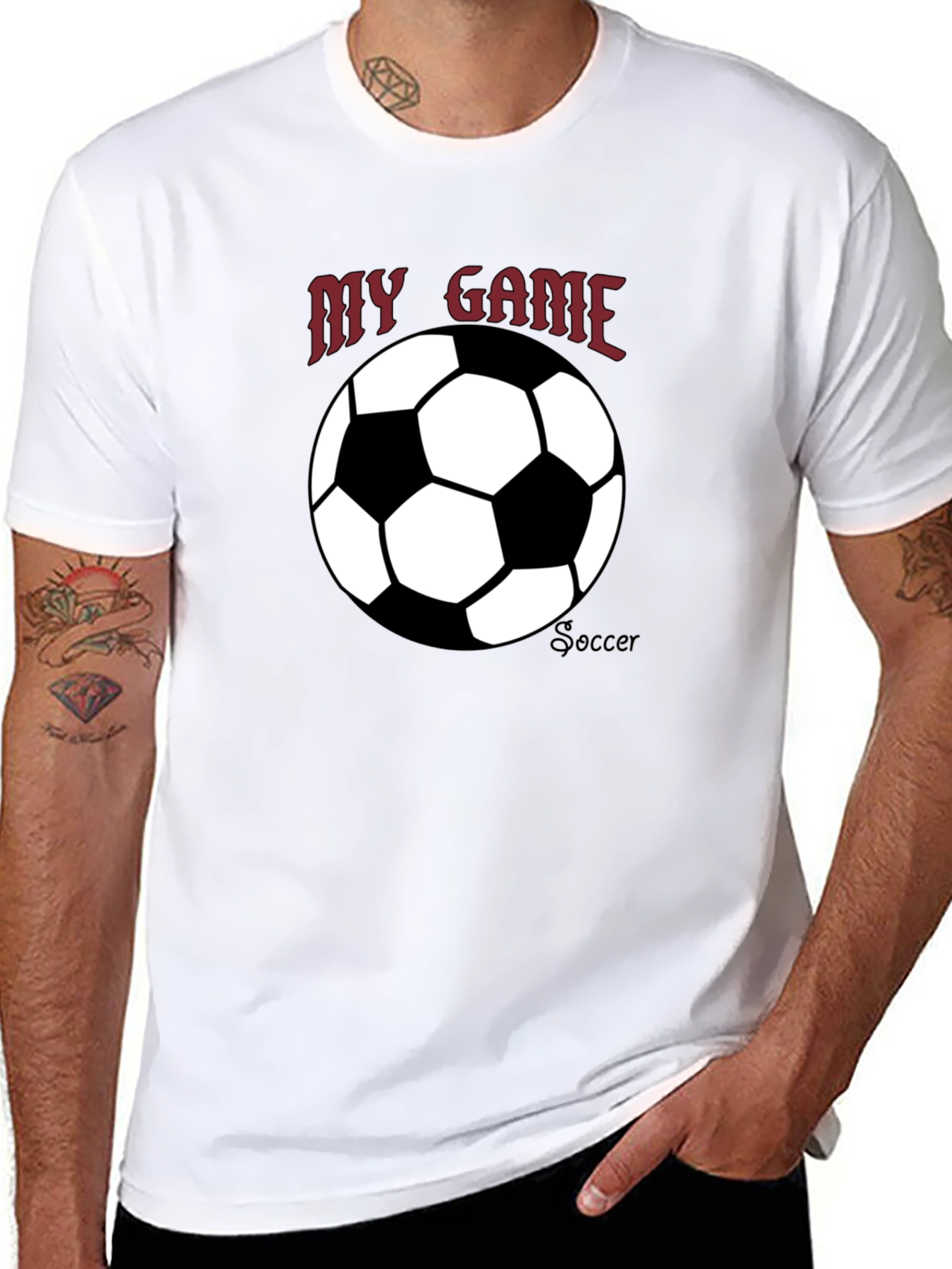 My Game Soccer Ball Graphic T-Shirt