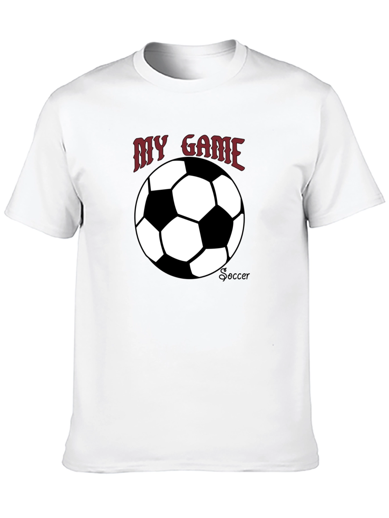 My Game Soccer Ball Graphic T-Shirt