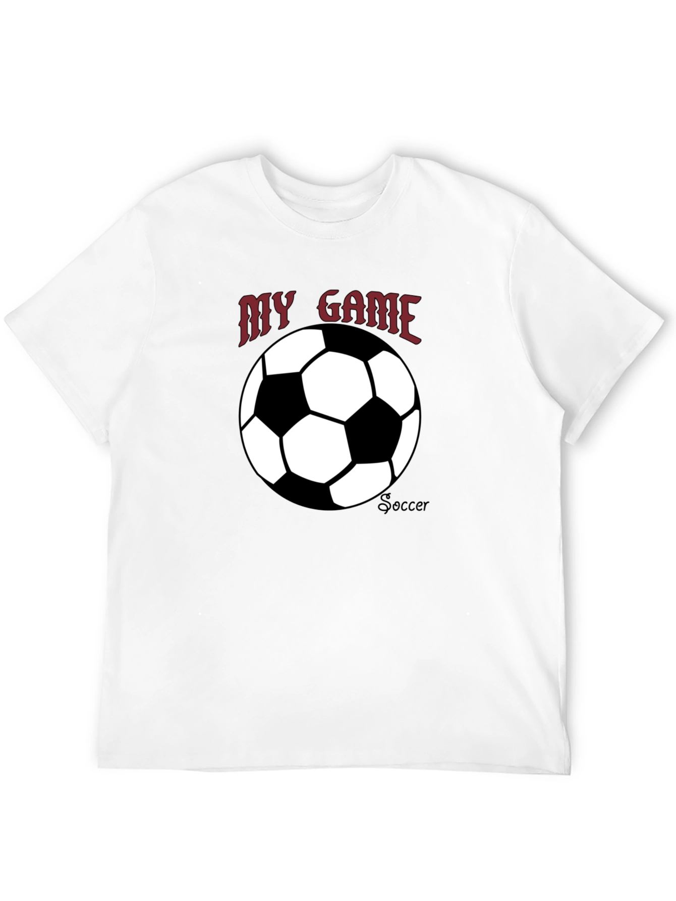 My Game Soccer Ball Graphic T-Shirt