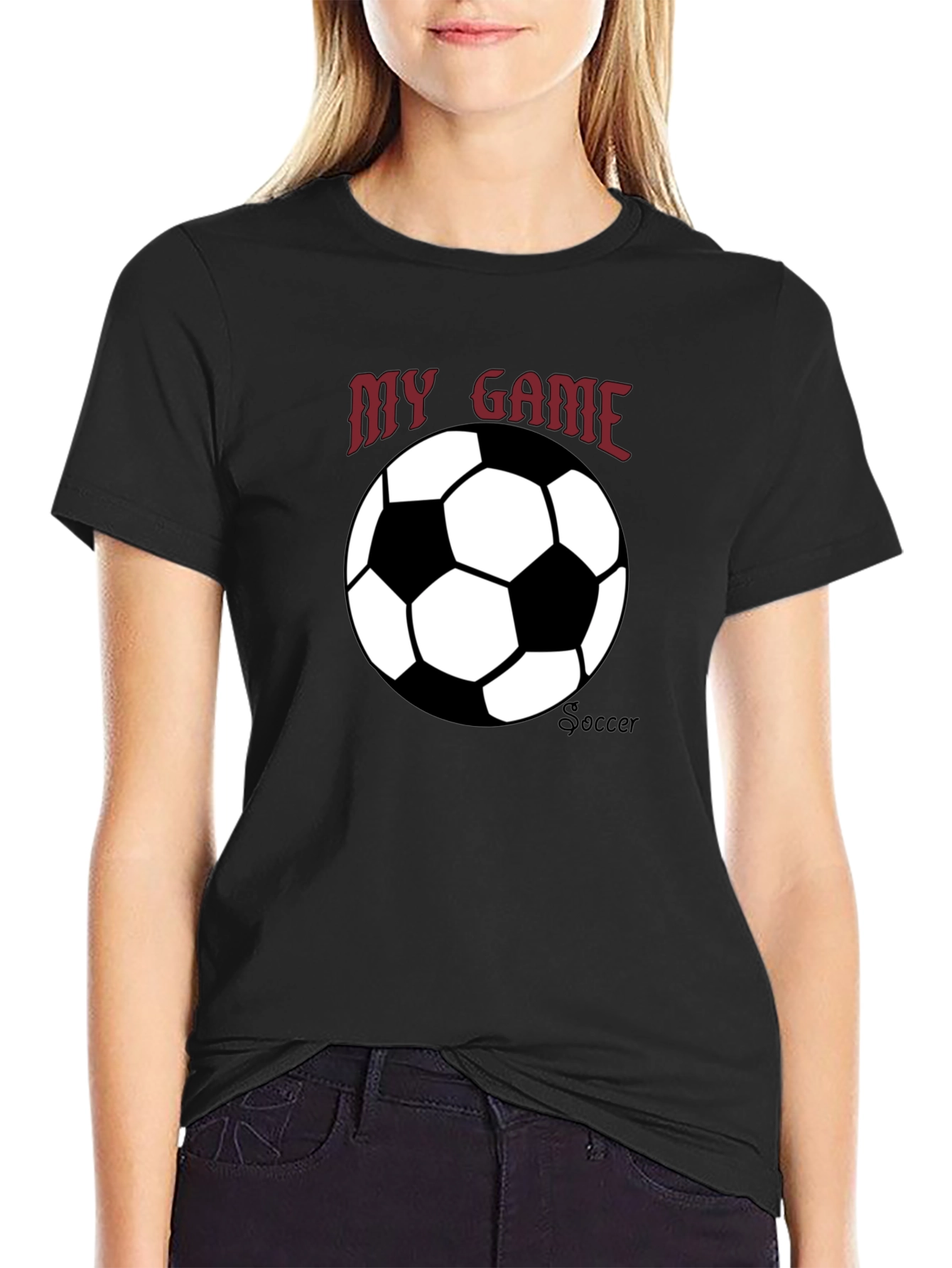 My Game Soccer Ball Graphic T-Shirt