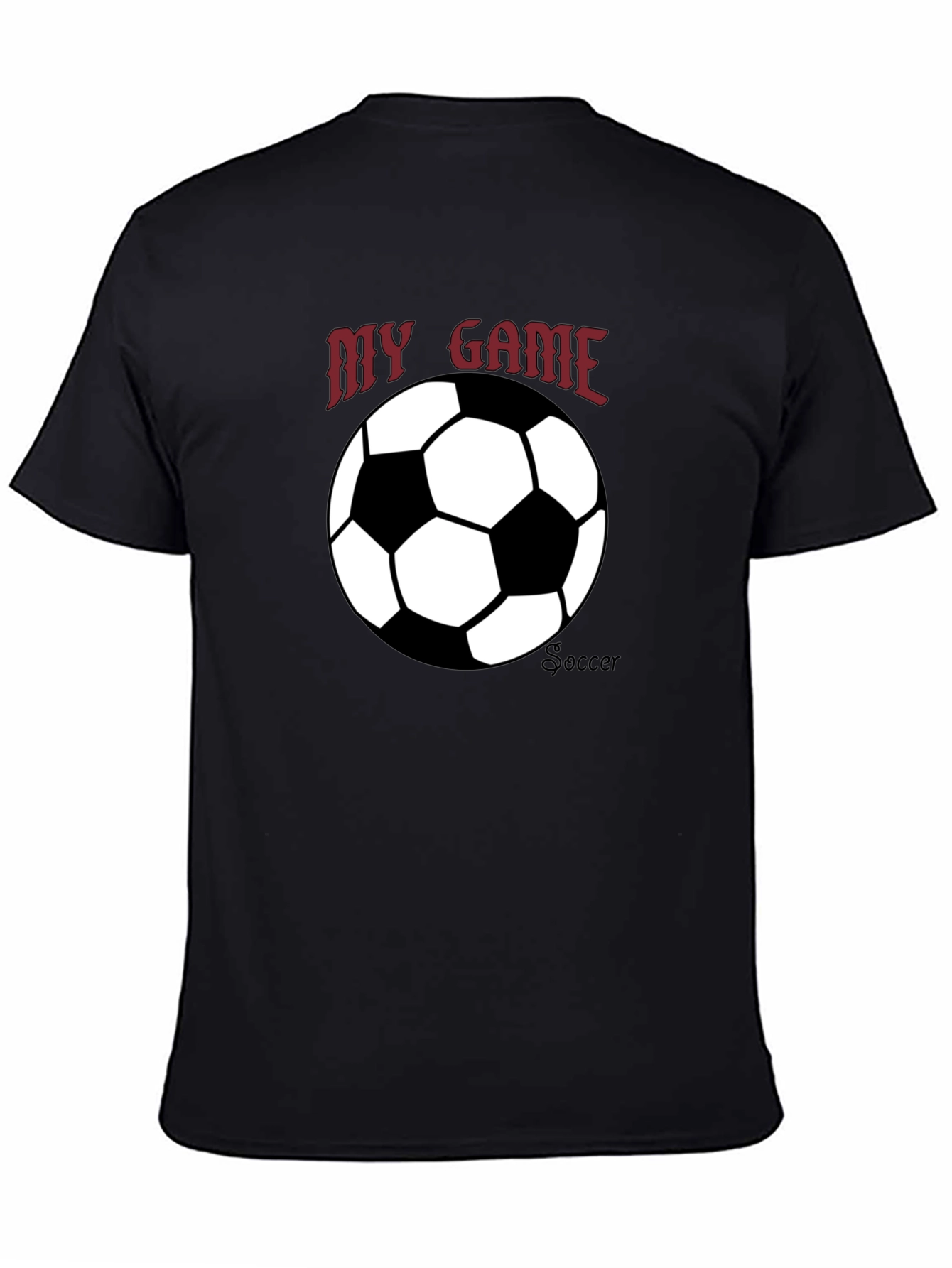 My Game Soccer Ball Graphic T-Shirt