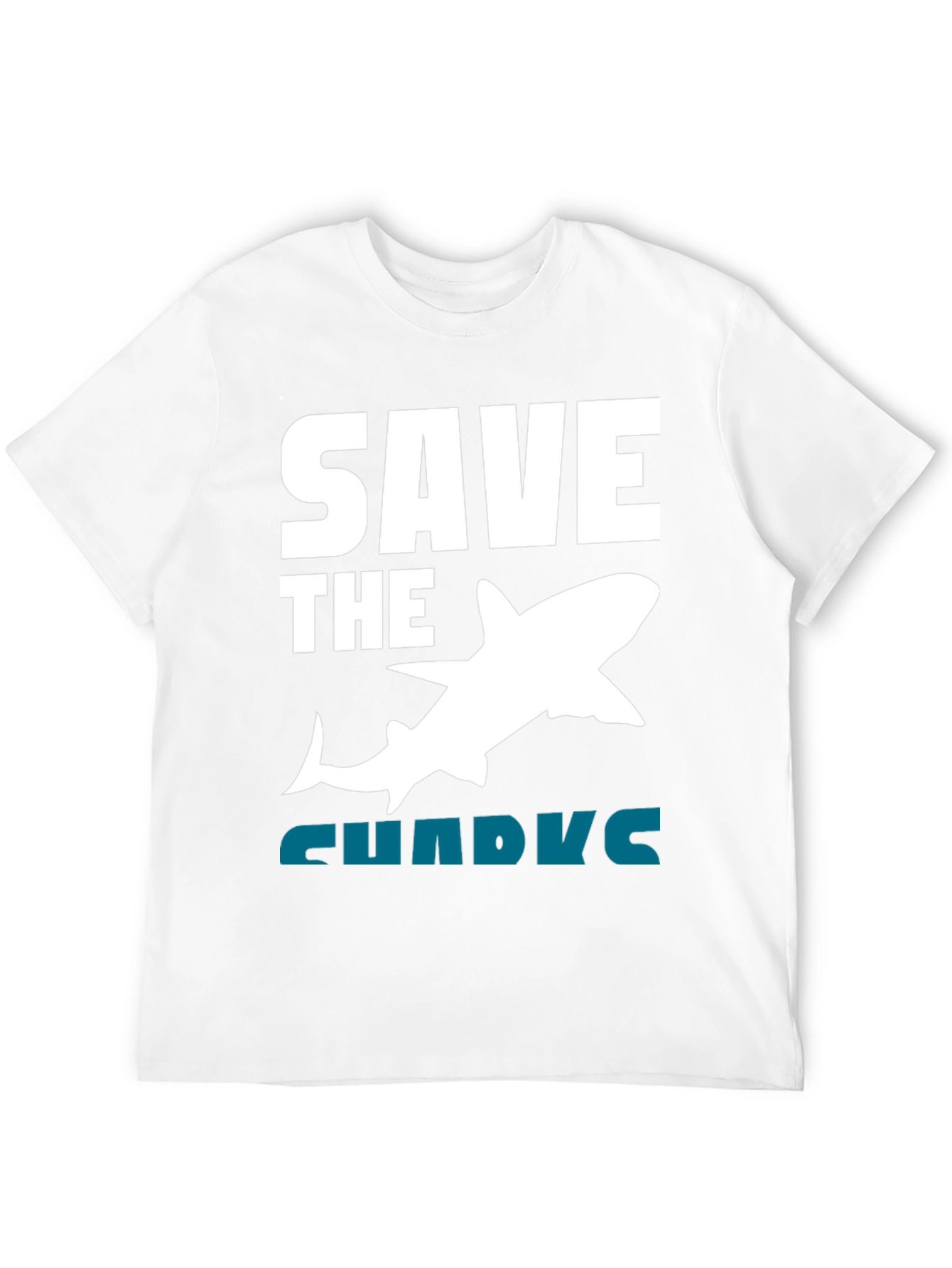 Save the Sharks Graphic Tee - Black