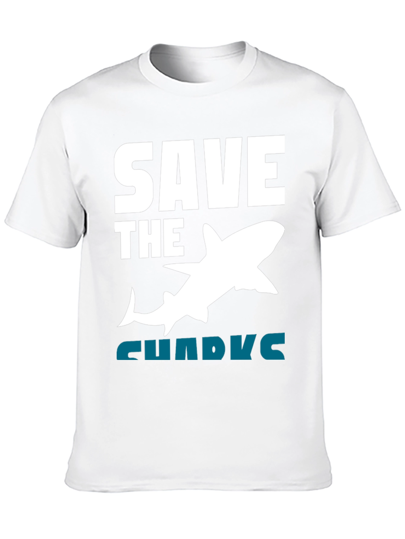 Save the Sharks Graphic Tee - Black