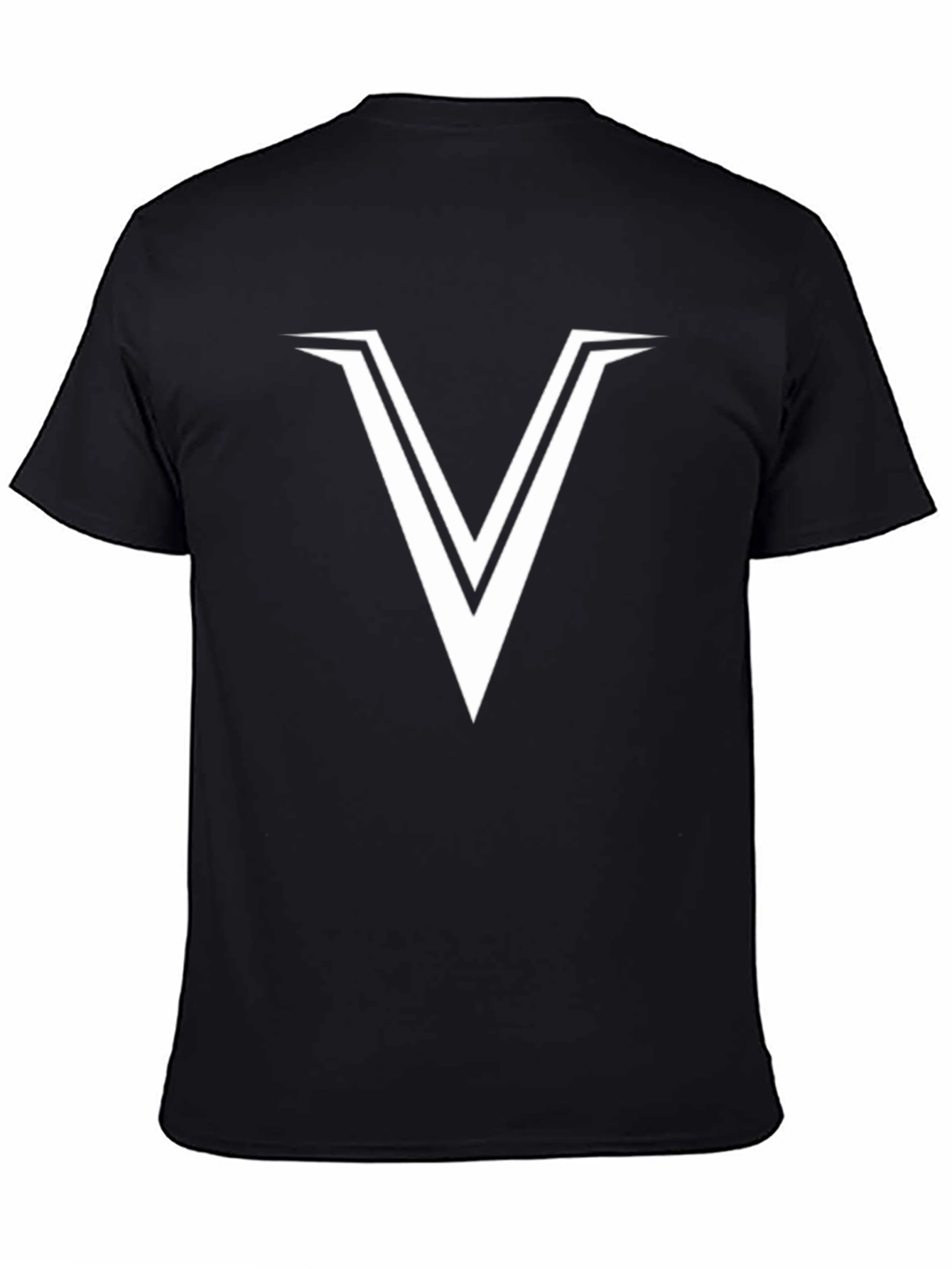 Bold V Graphic Tee - Modern Casual Style
