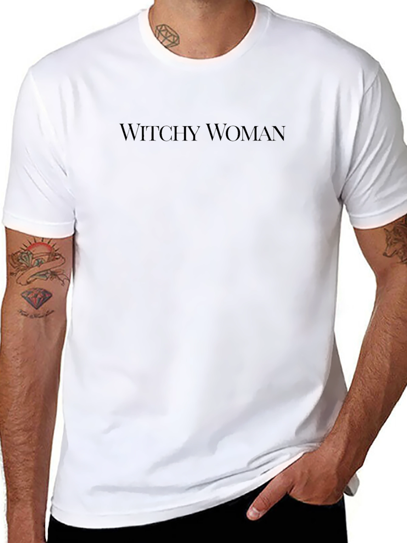 Witchy Woman Graphic Tee - Stylish Dark Shirt