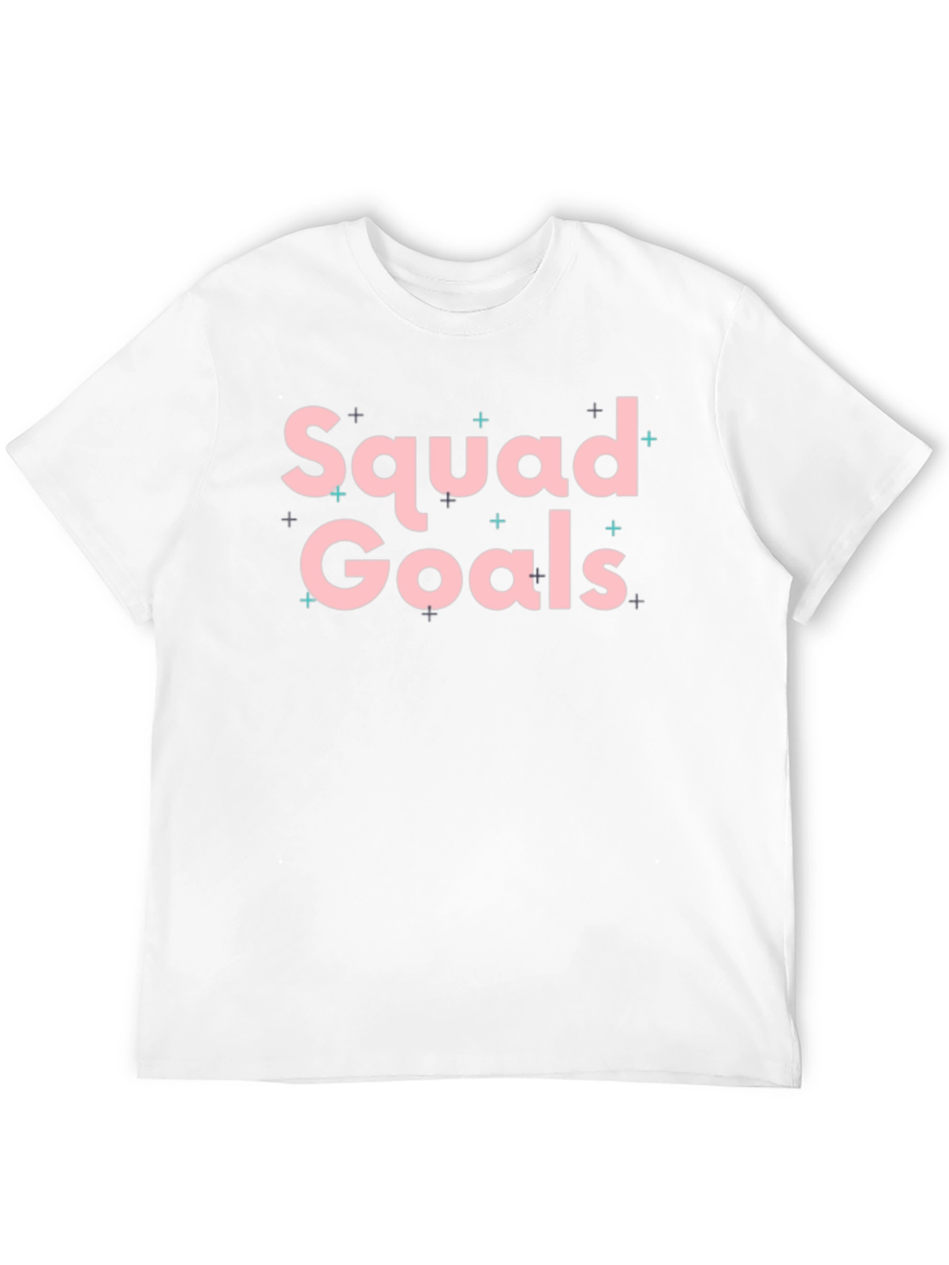 Squad Goals Graphic Tee - Stylish Black T-Shirt