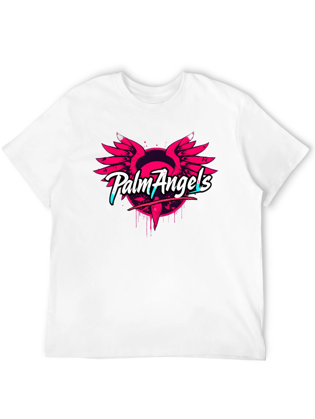 Palm Angels Black Graphic Tee