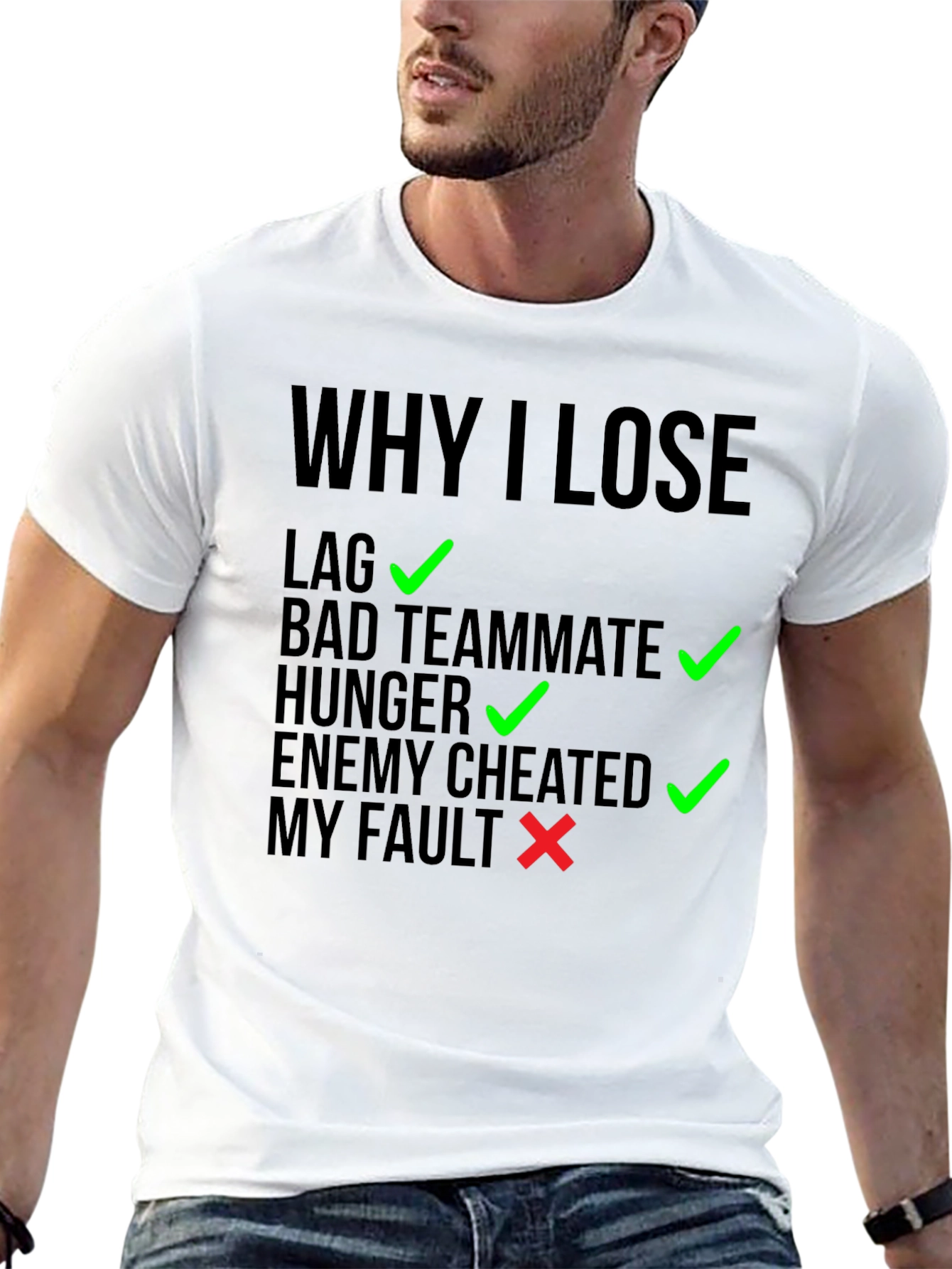 Why I Lose Gaming T-Shirt