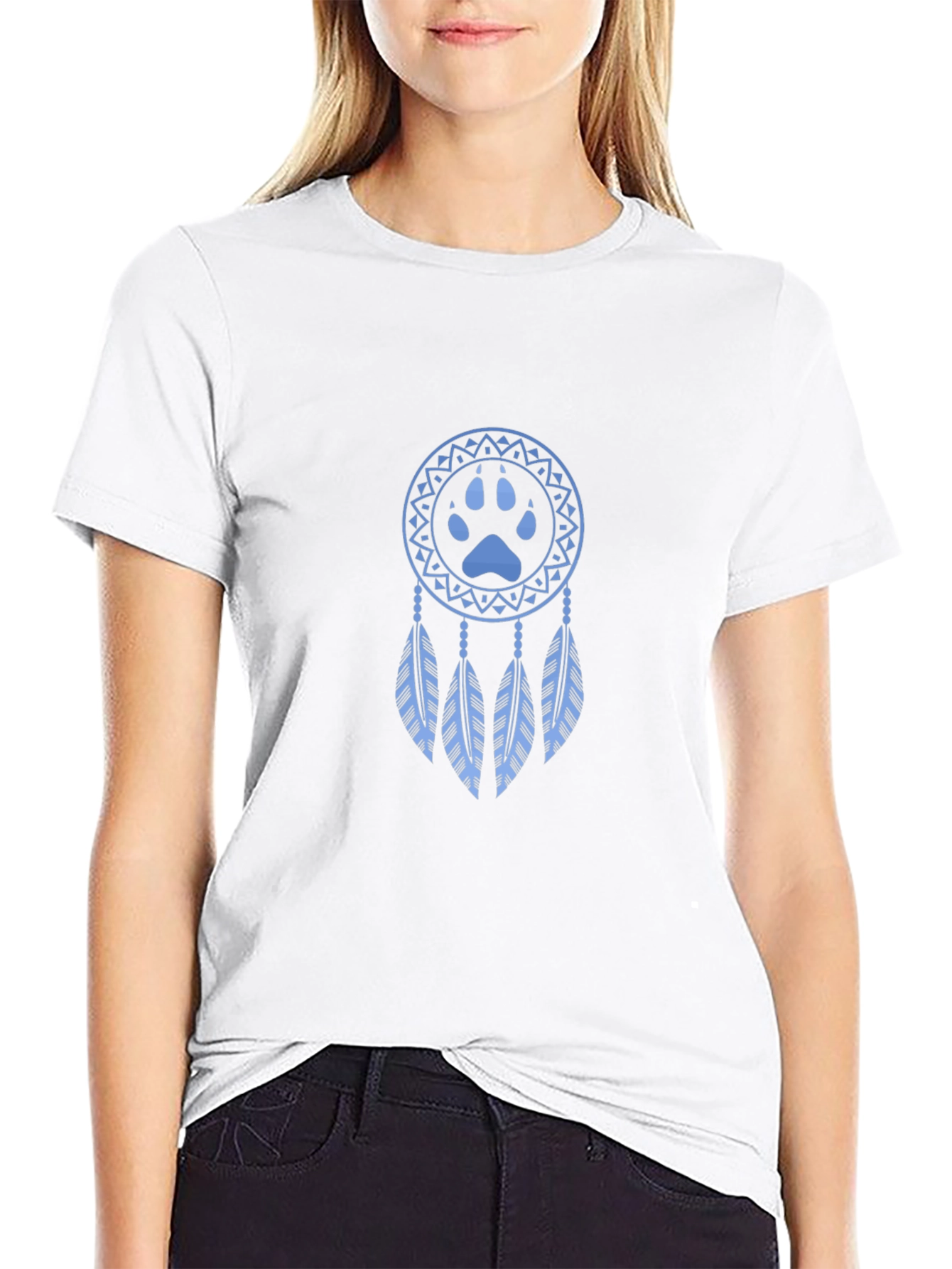 Paw Print Dreamcatcher Graphic Tee