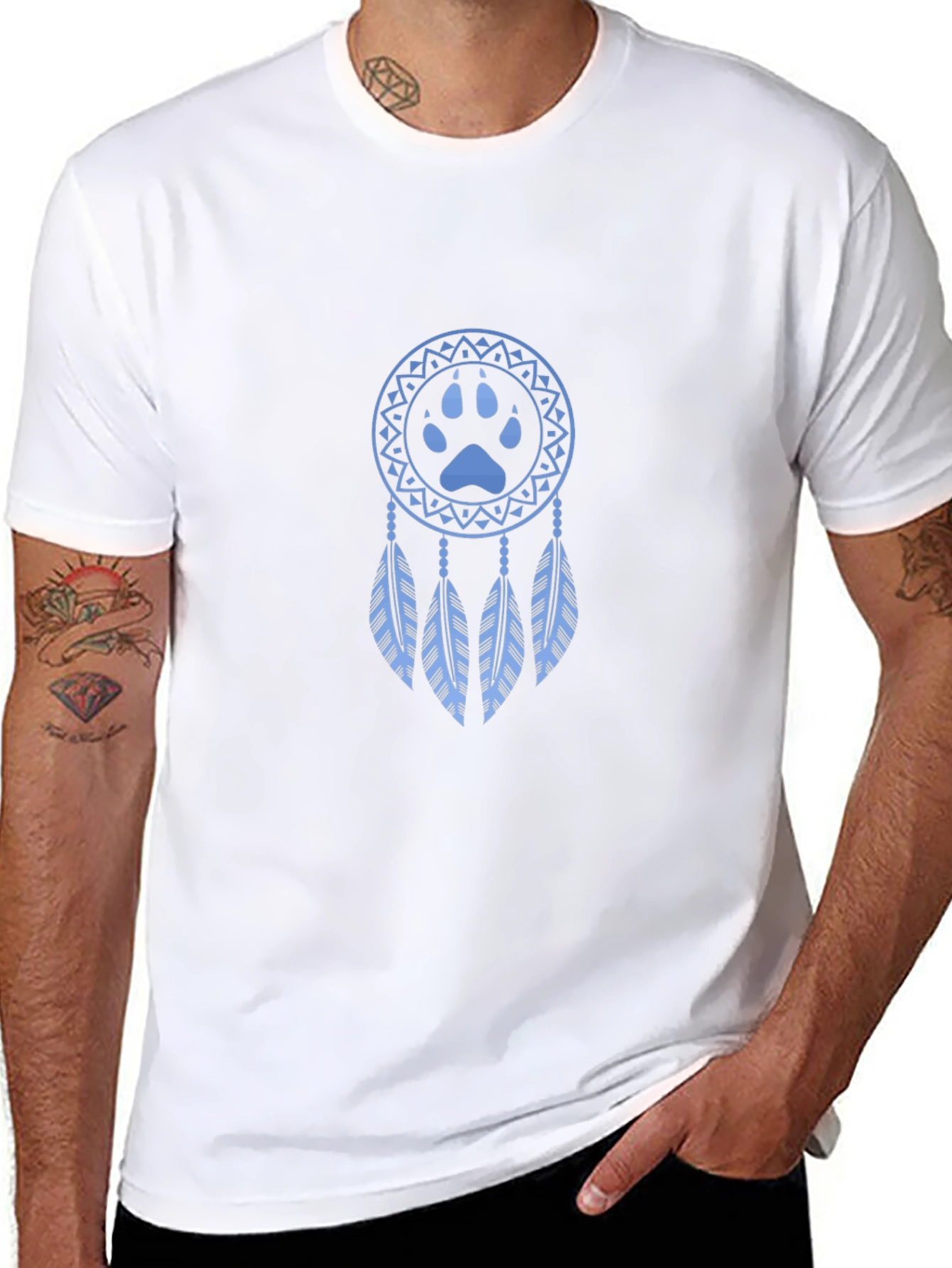 Paw Print Dreamcatcher Graphic Tee