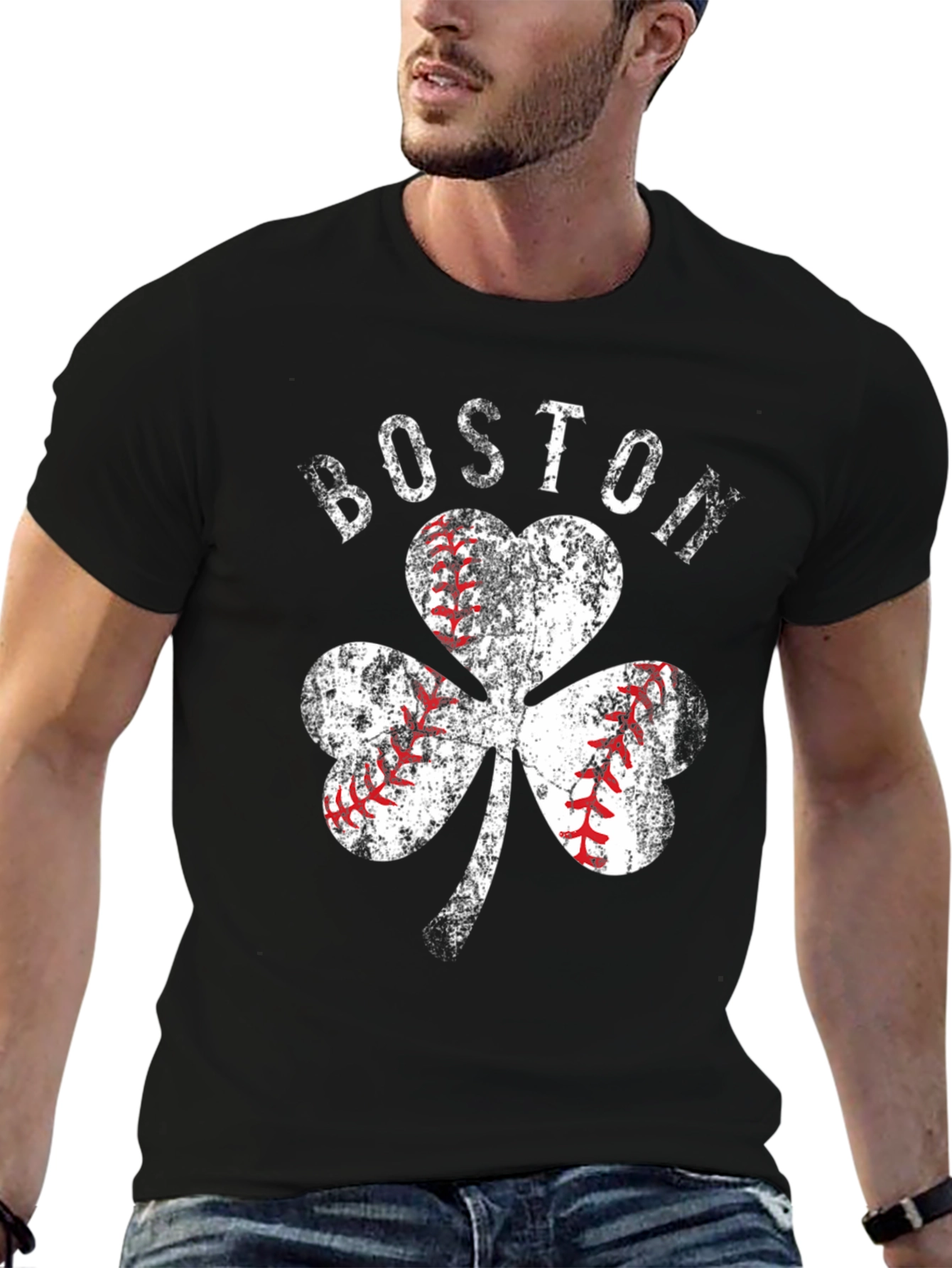 Boston Baseball Shamrock T-Shirt