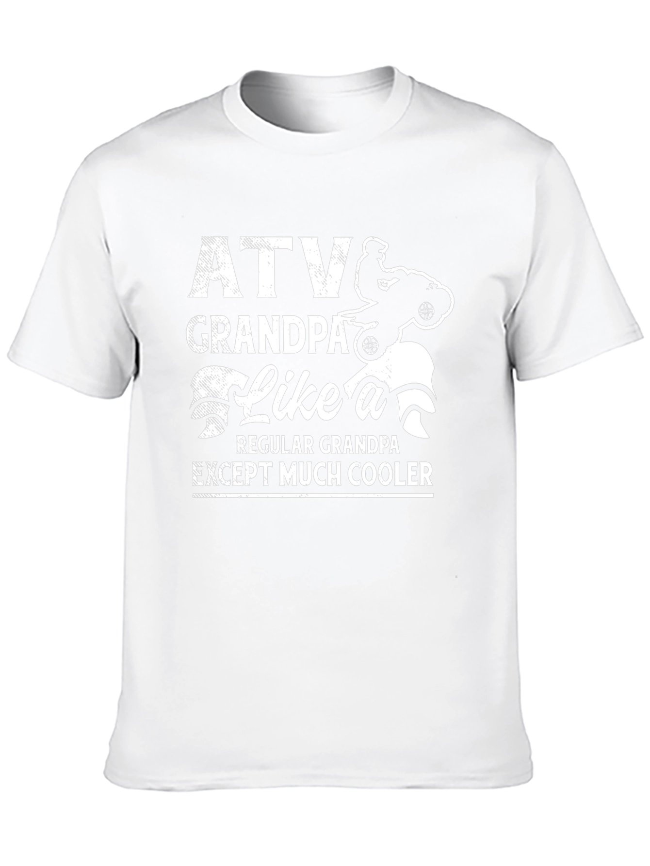 ATV Grandpa Graphic T-Shirt - Cool Grandpa Tee
