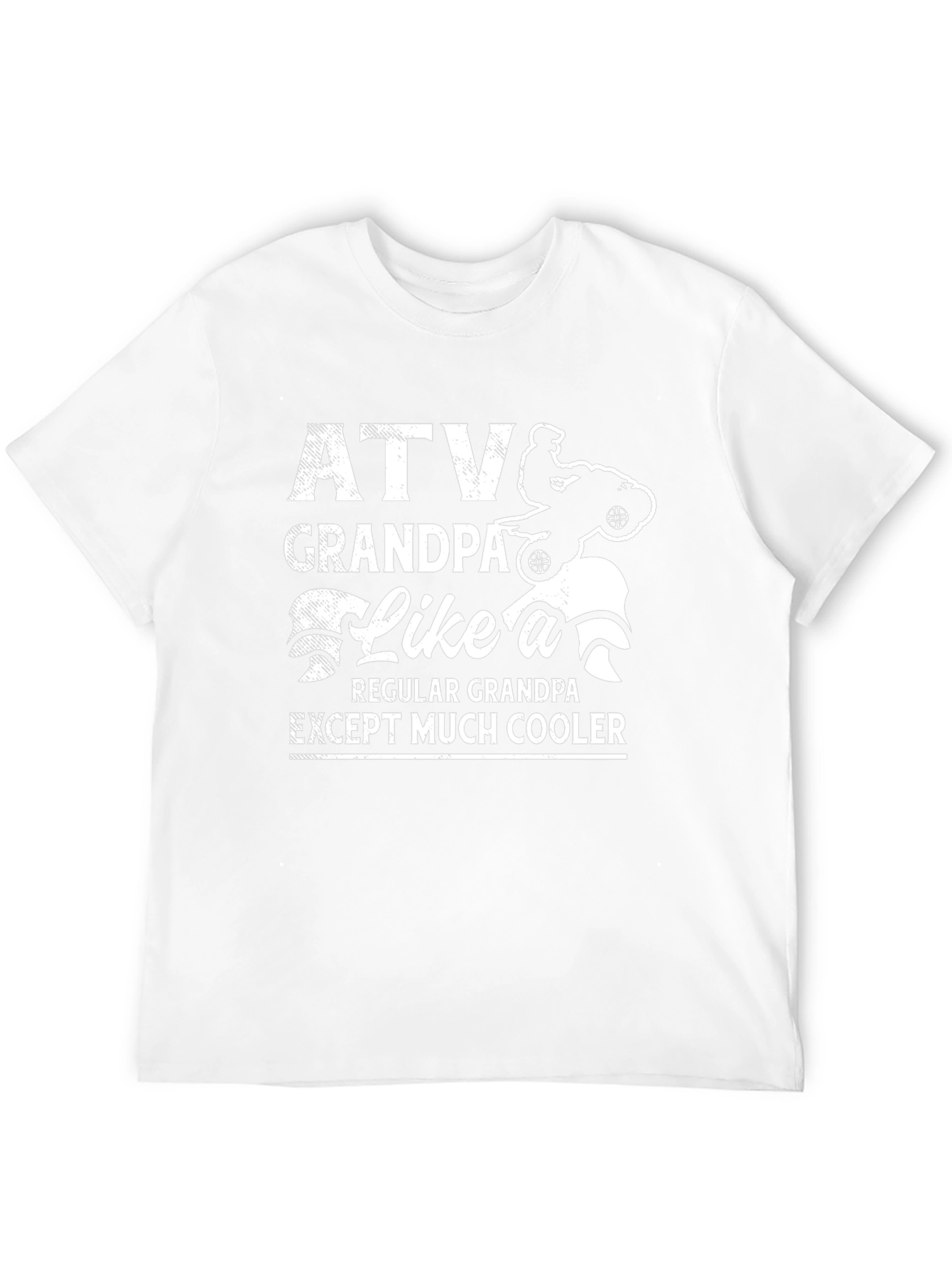 ATV Grandpa Graphic T-Shirt - Cool Grandpa Tee