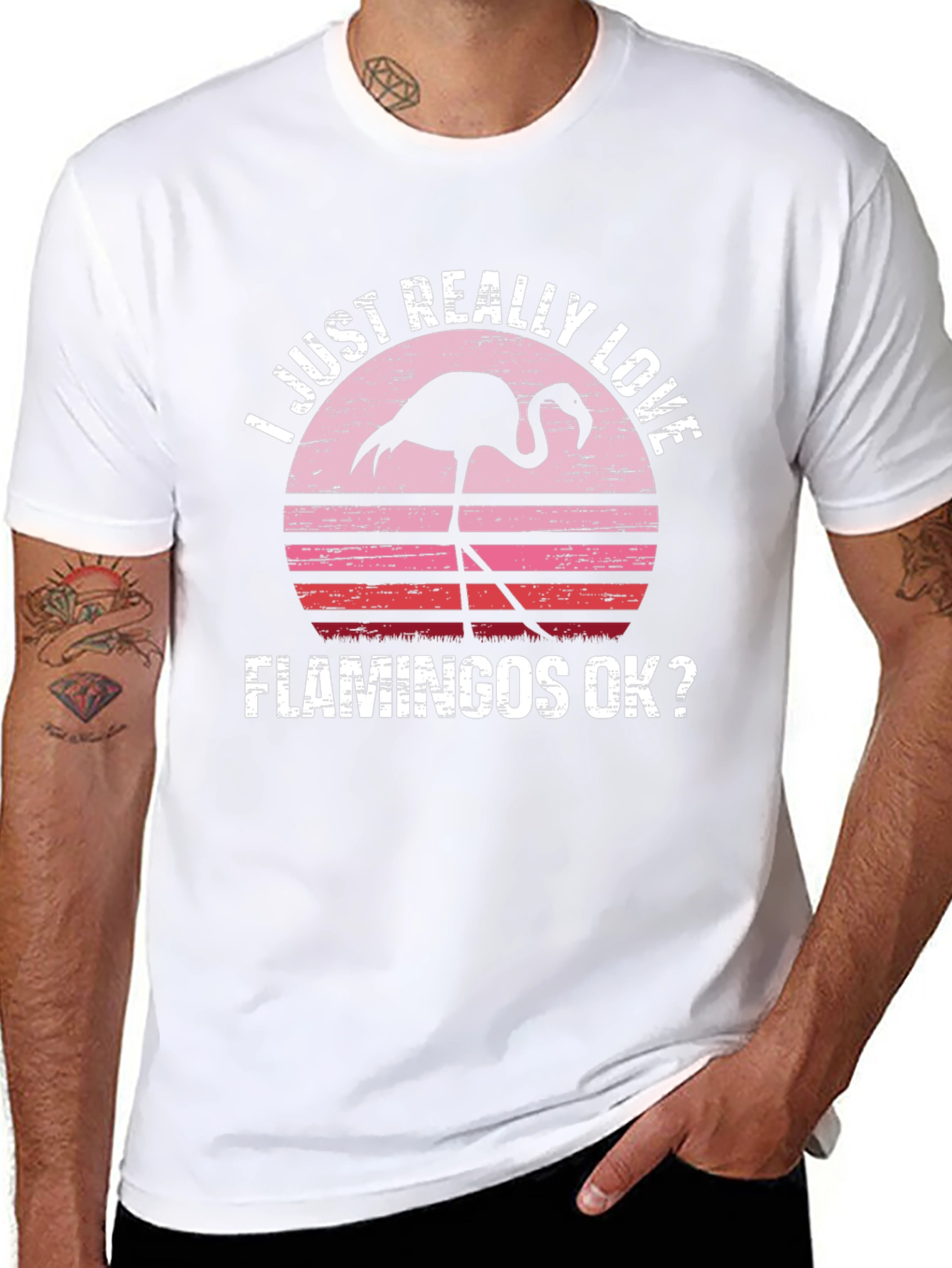 I Love Flamingos T-Shirt