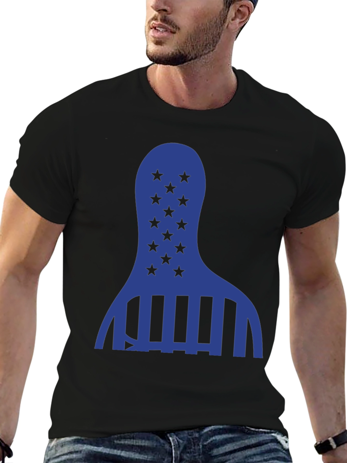 Stars and Stripes Graphic Tee - Patriotic Style