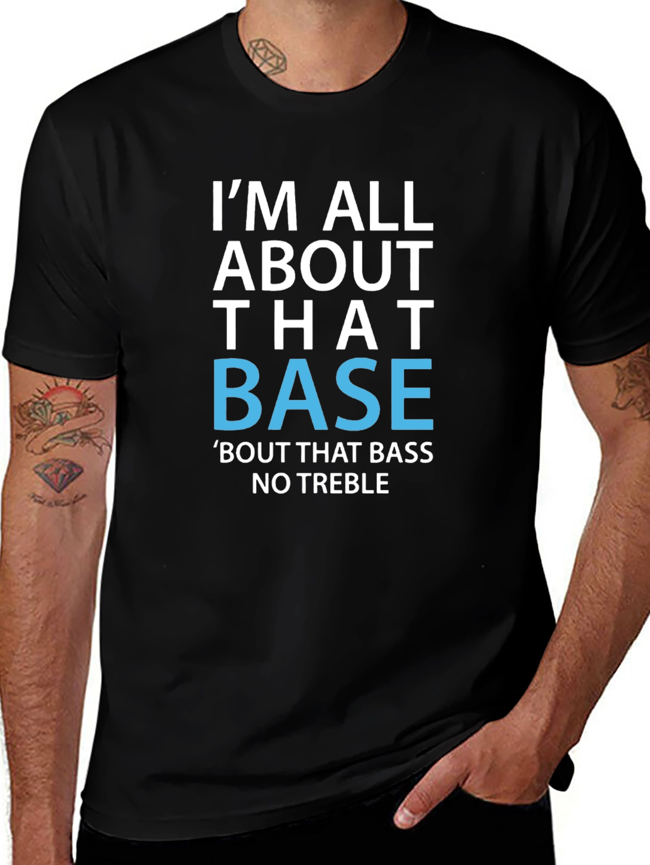 Im All About That Base T-Shirt Funny Music Tee