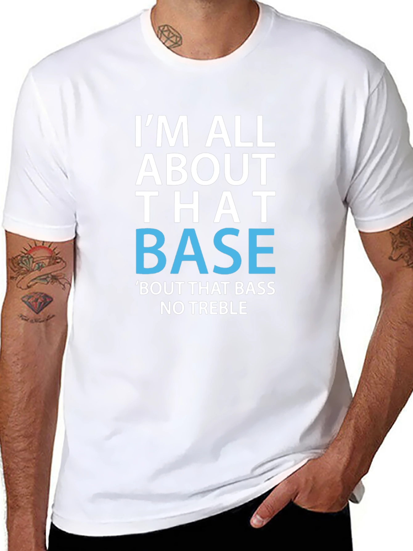 Im All About That Base T-Shirt Funny Music Tee