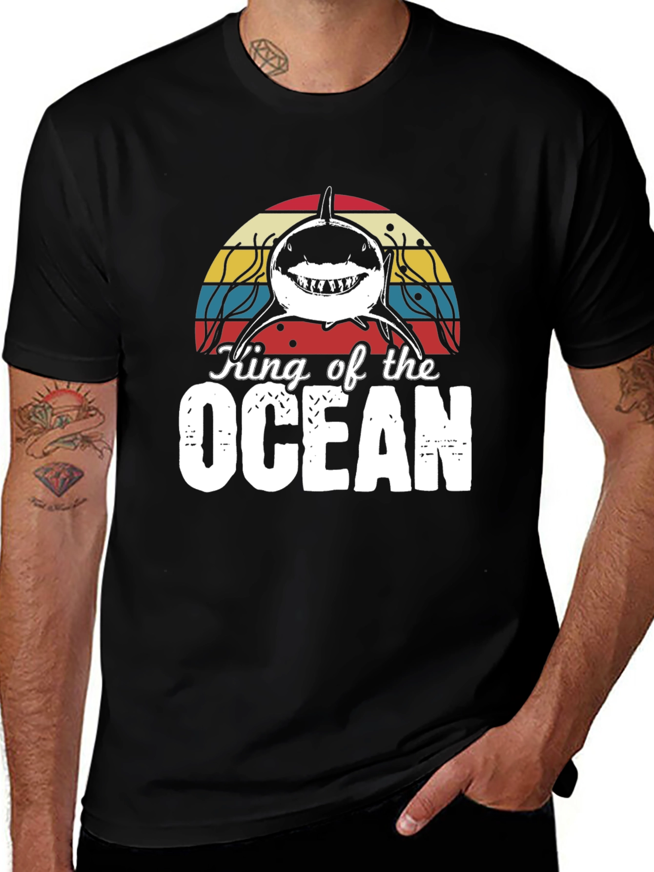 King of the Ocean Shark Graphic Tee