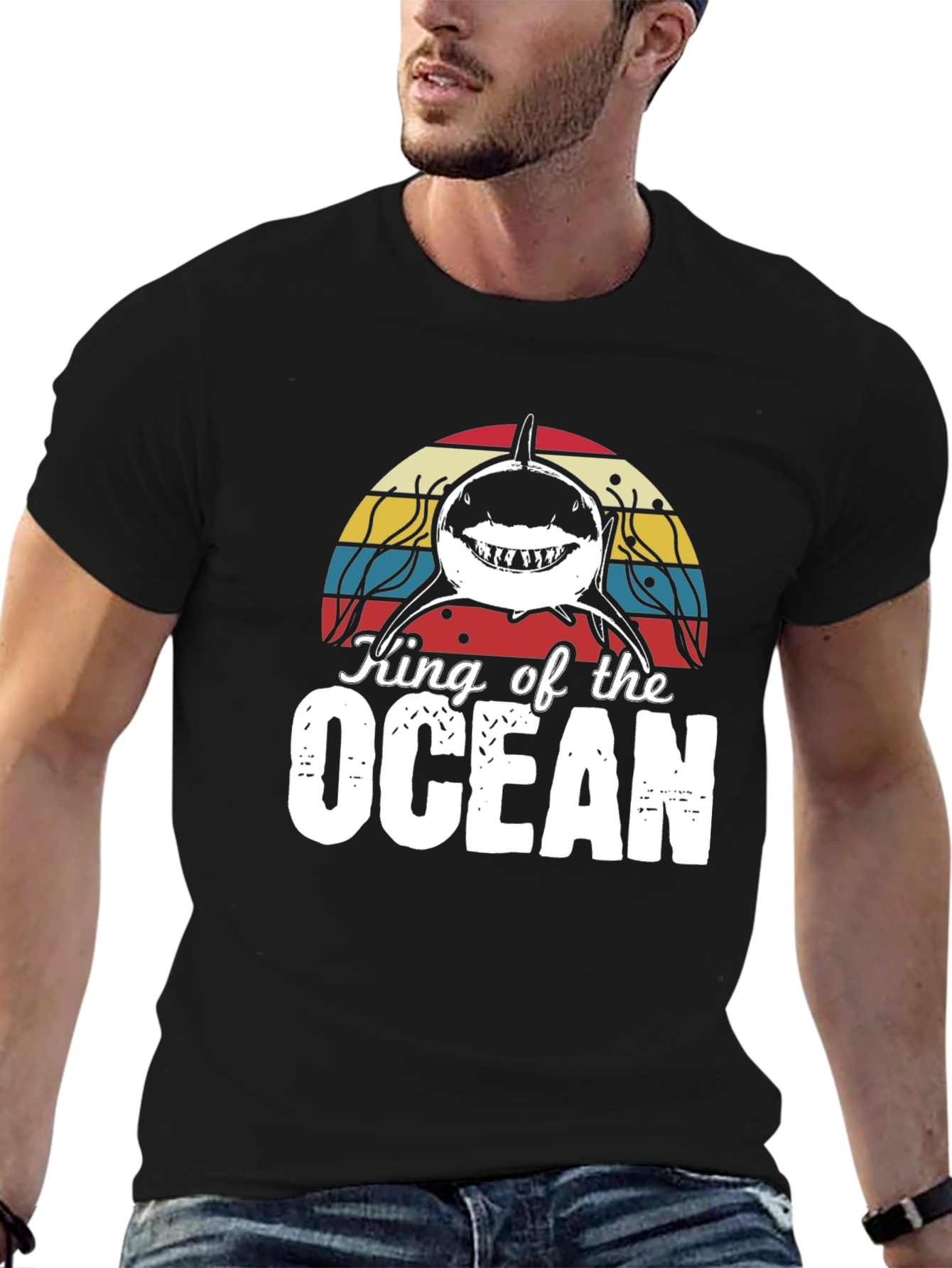 King of the Ocean Shark Graphic Tee