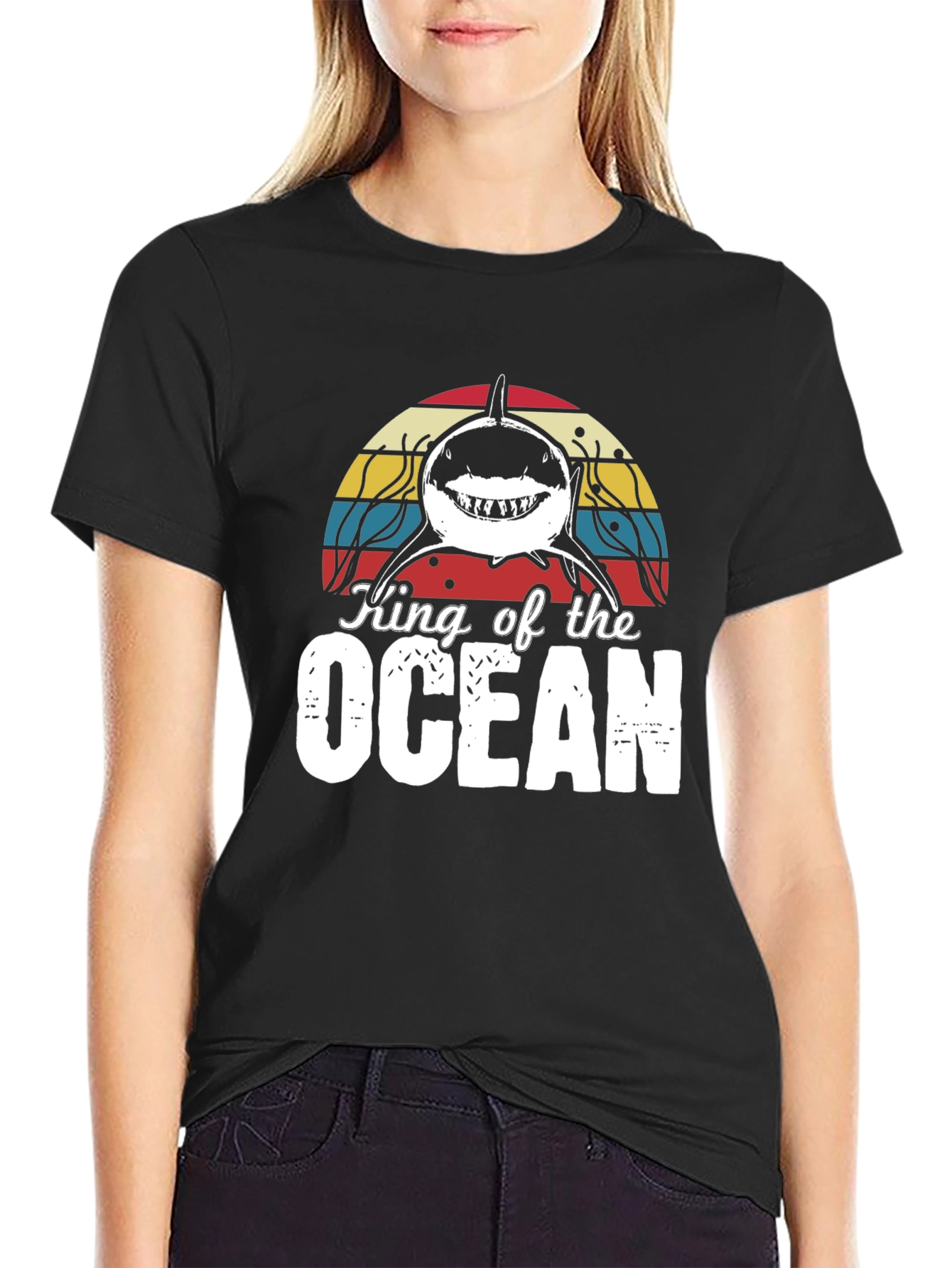 King of the Ocean Shark Graphic Tee