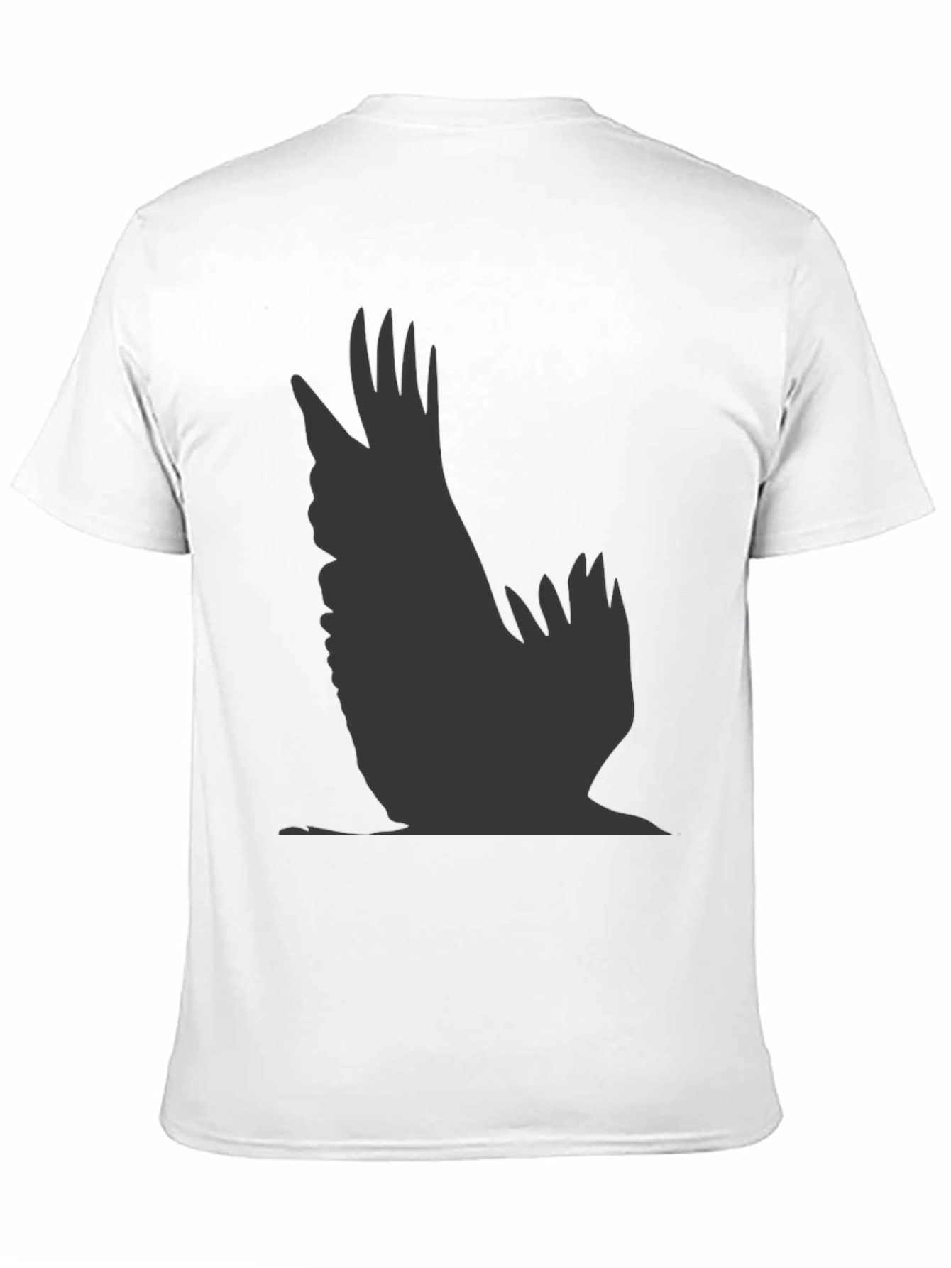 Raven Silhouette Black T-Shirt