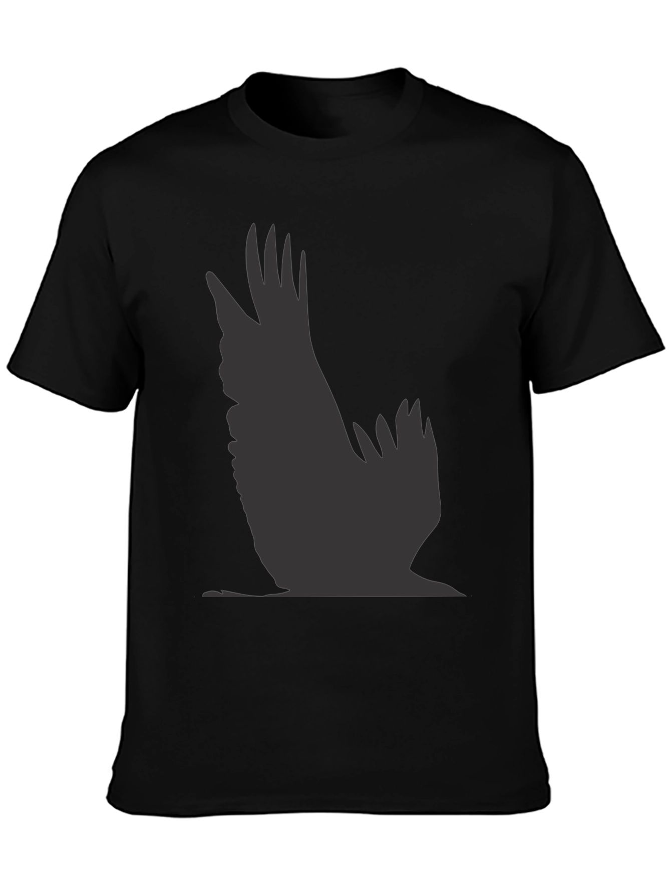 Raven Silhouette Black T-Shirt
