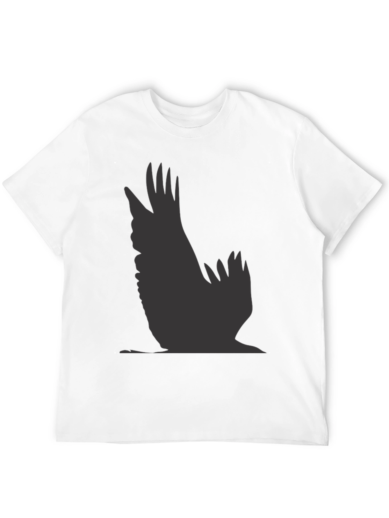 Raven Silhouette Black T-Shirt
