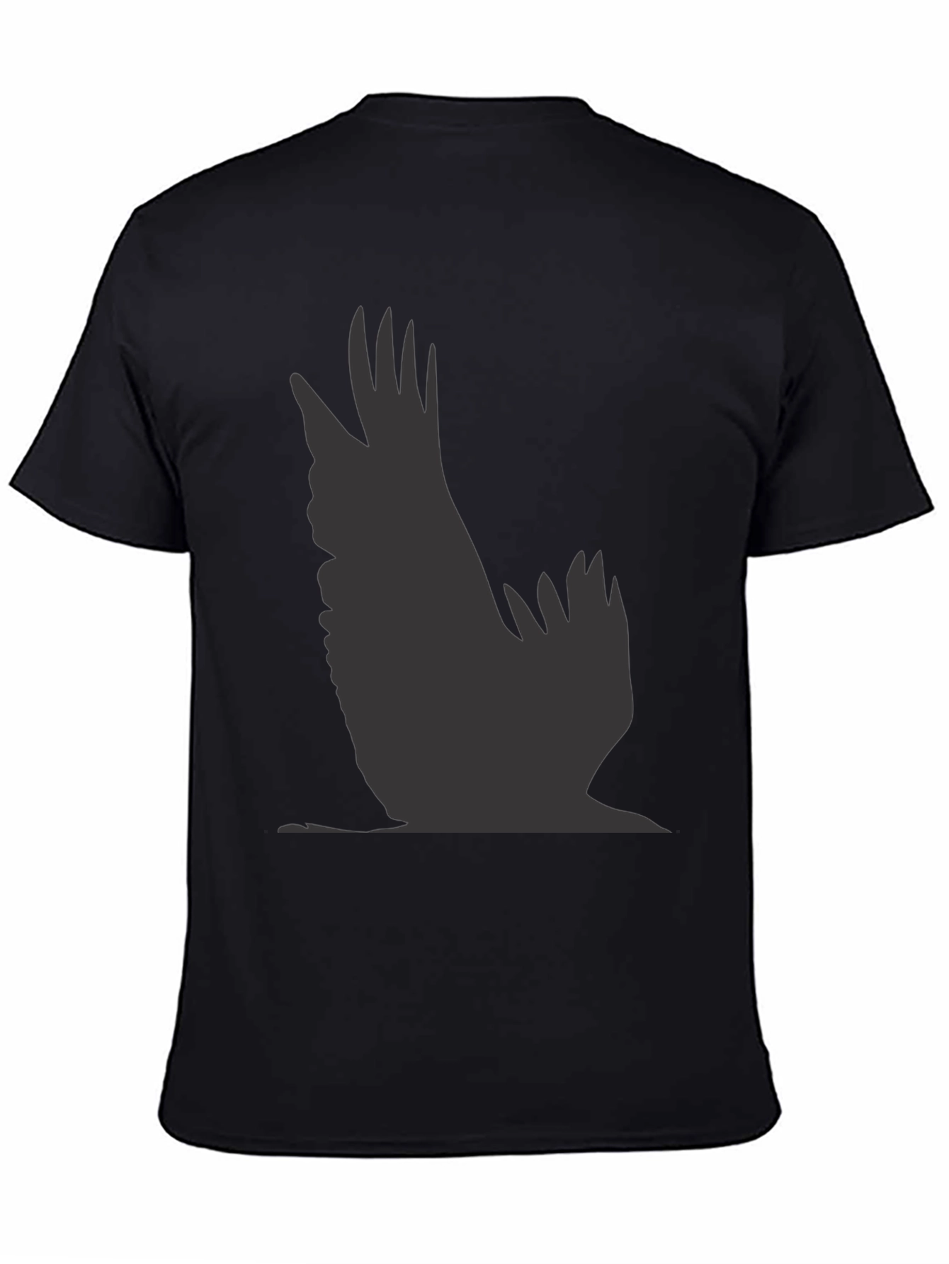 Raven Silhouette Black T-Shirt