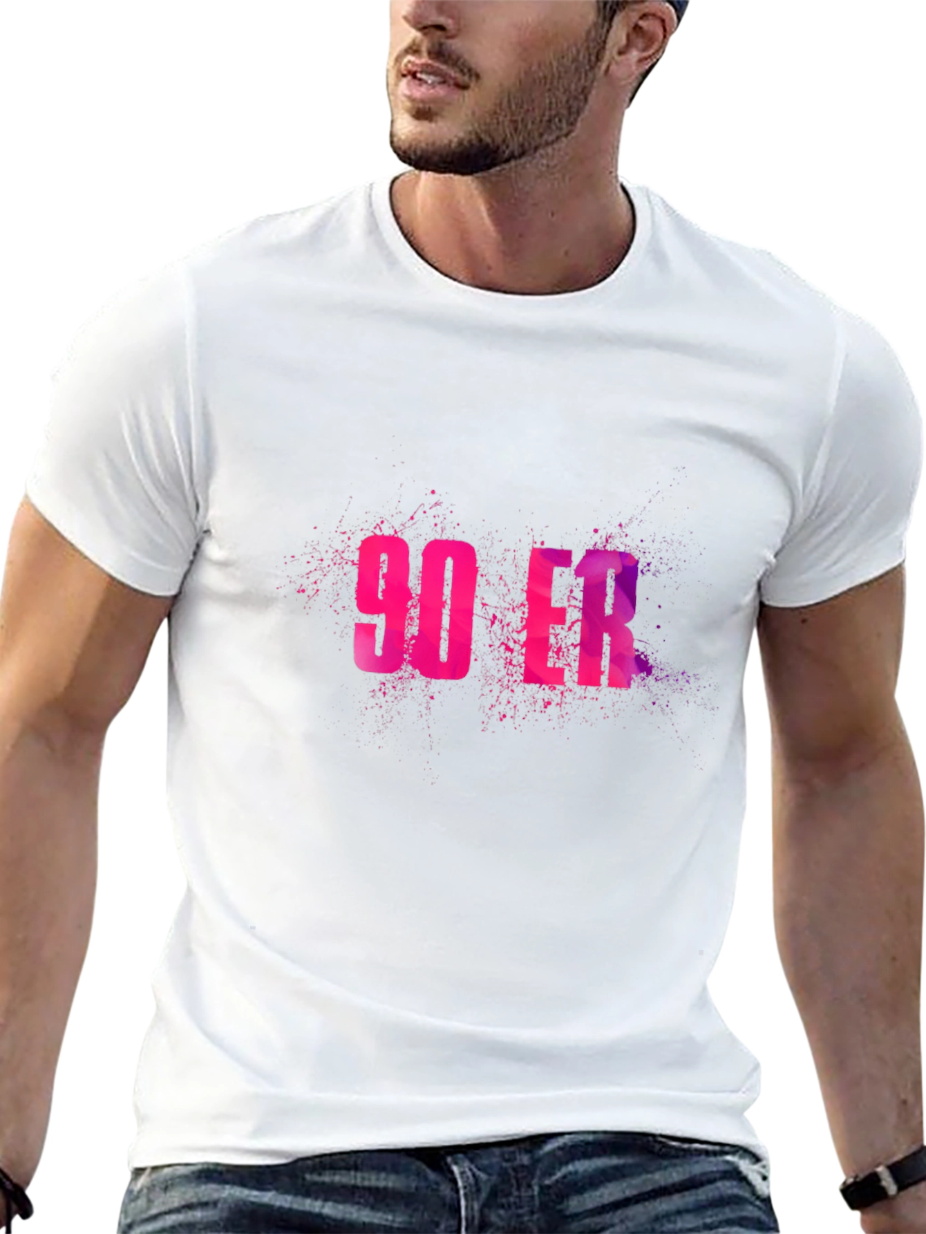 90 ER Graphic Tee - Retro Nostalgia