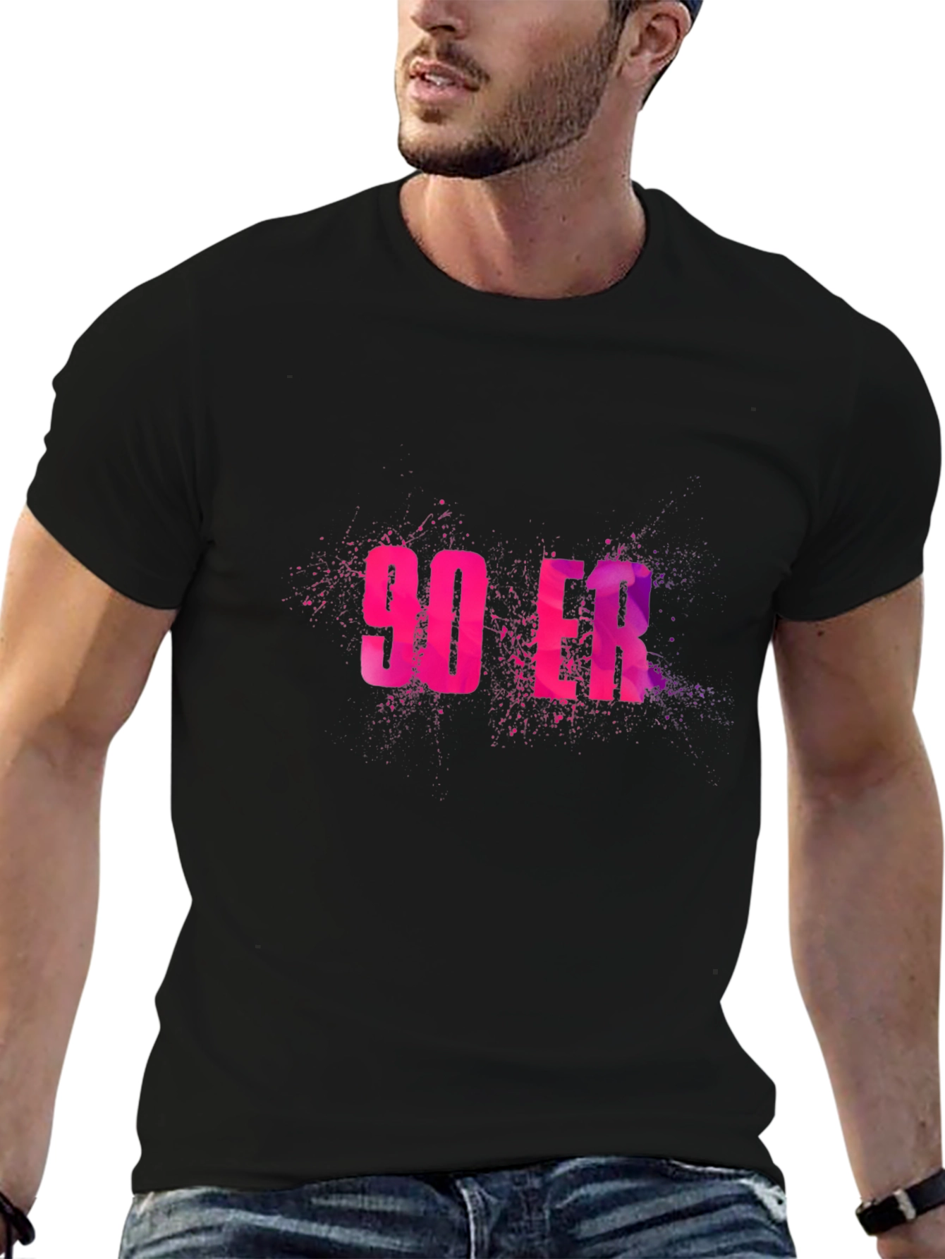 90 ER Graphic Tee - Retro Nostalgia