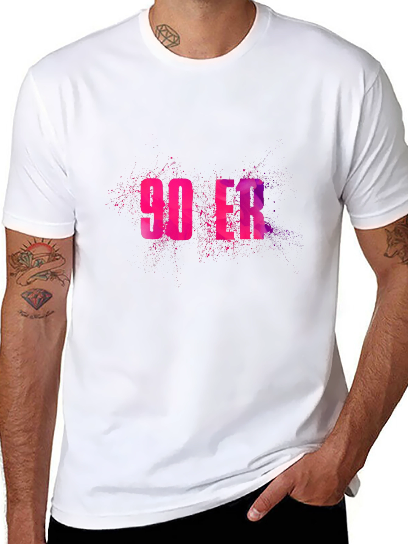 90 ER Graphic Tee - Retro Nostalgia