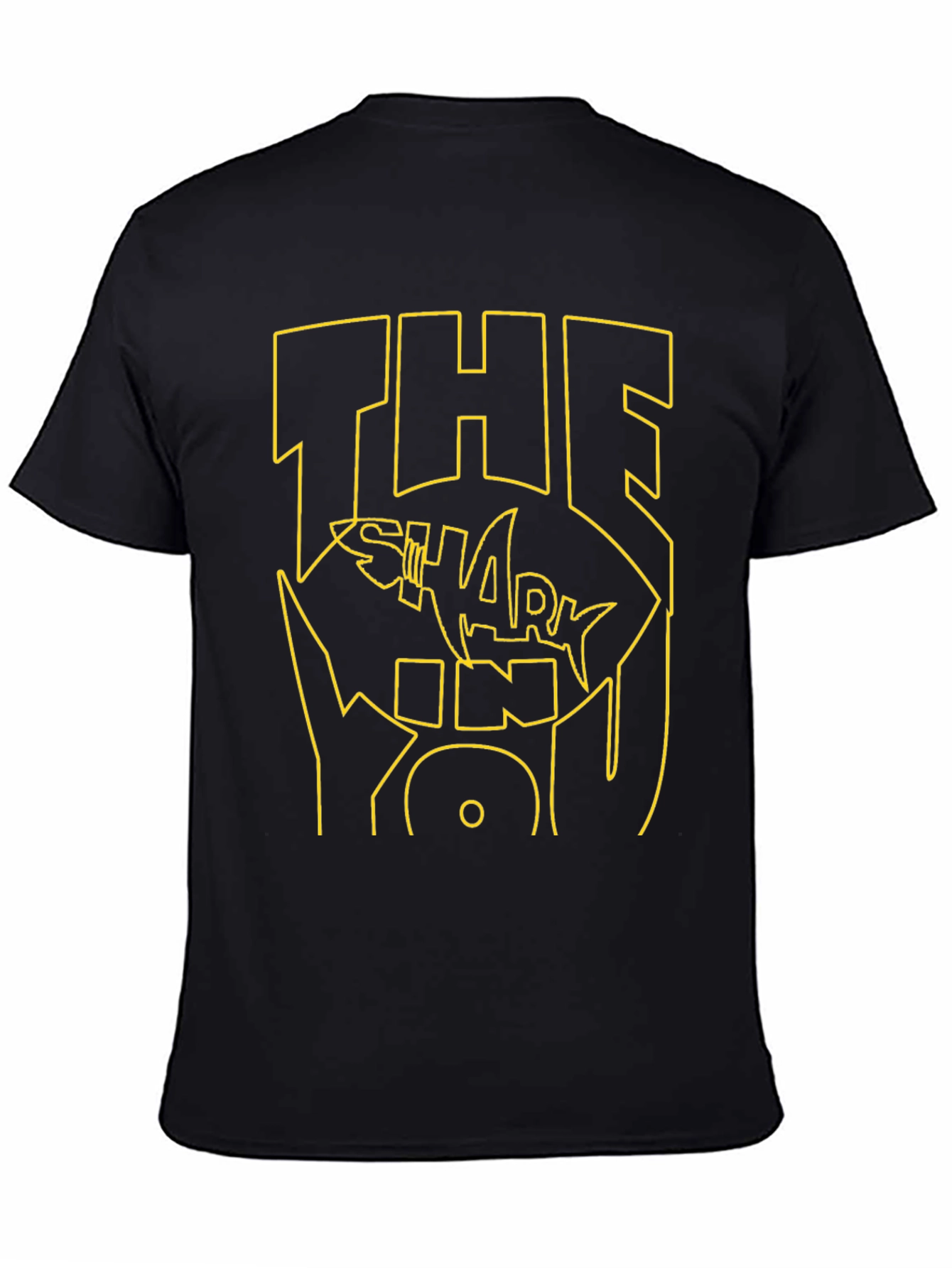 The Shark King Graphic Tee - Black T-Shirt