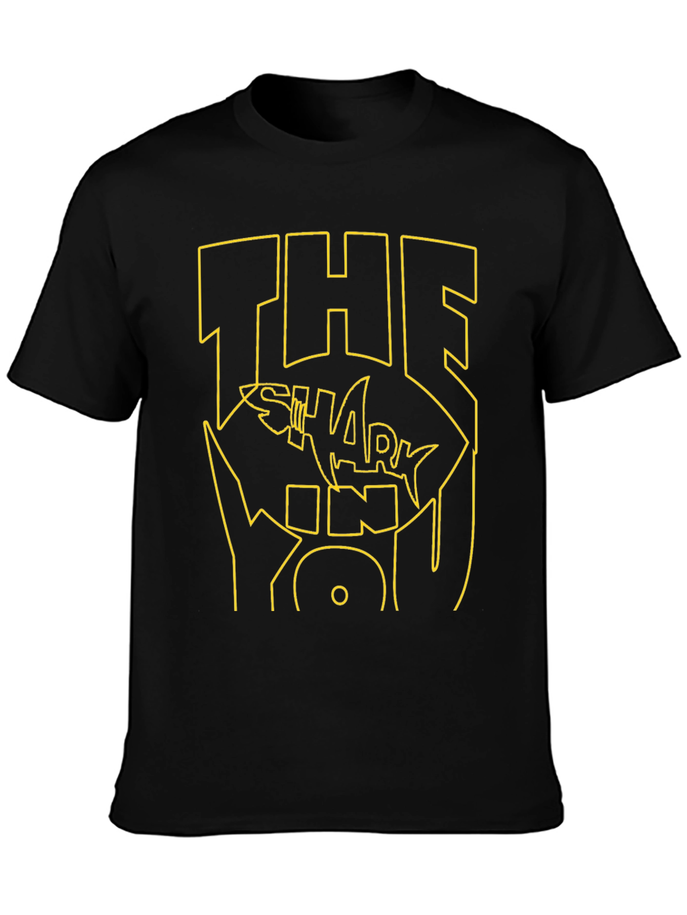 The Shark King Graphic Tee - Black T-Shirt