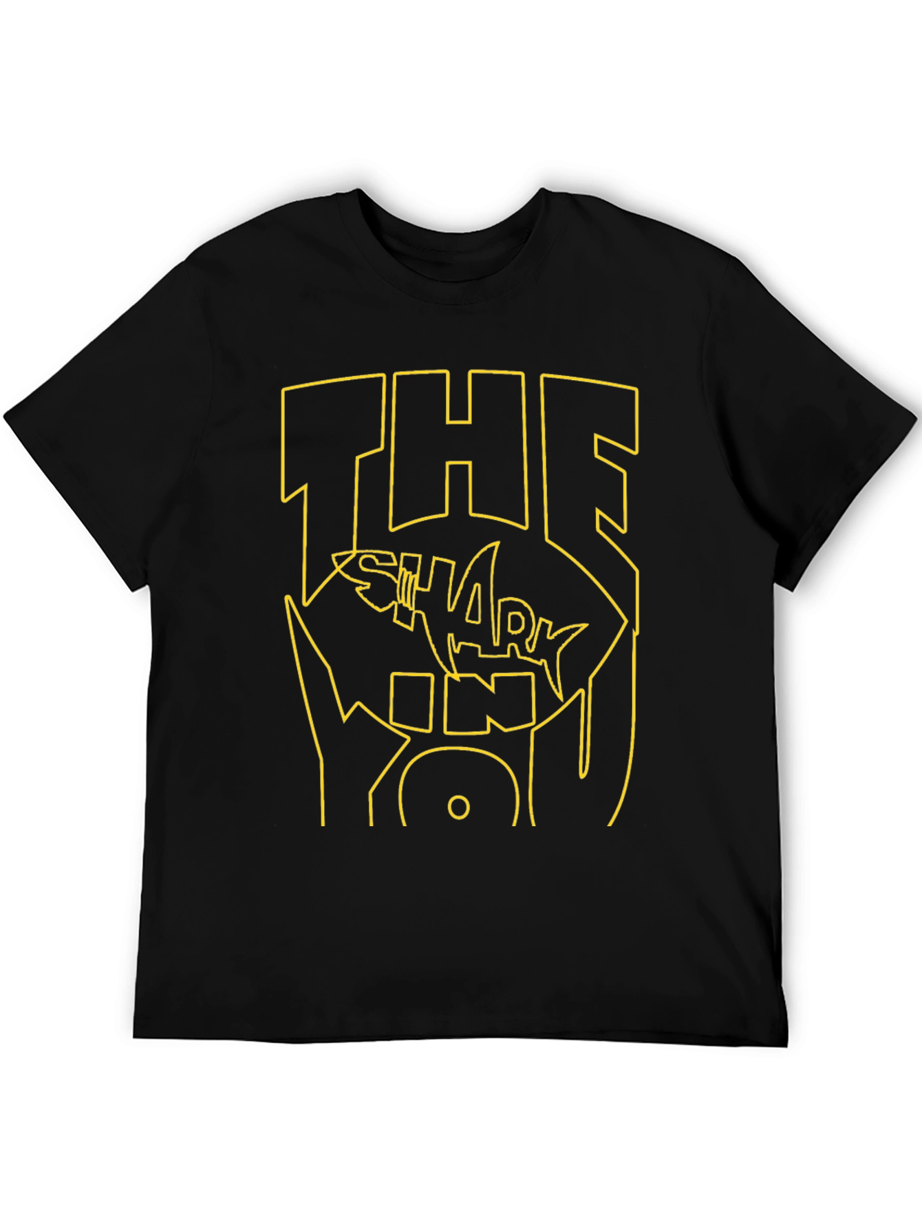 The Shark King Graphic Tee - Black T-Shirt